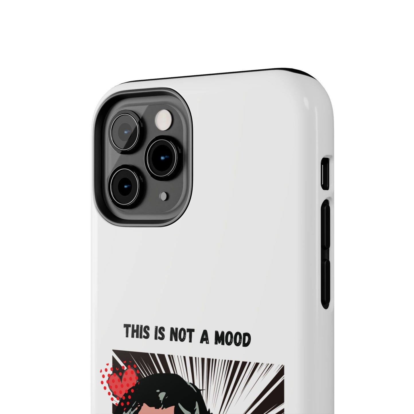 This is Not a Mood Tough Phone Cases, iPhone & Samsung cases, wireless charging, attitude, snarky, fun, gifts for women, gifts for friends