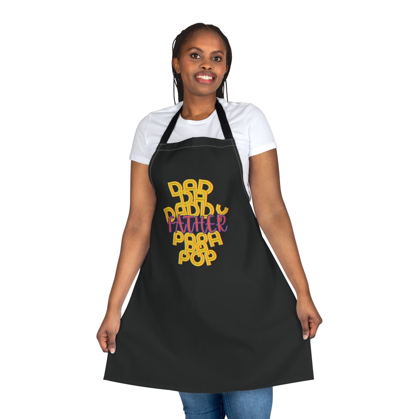 Father Chefs Apron, Love BBQ Cooking Fathers Day Gifts for Men