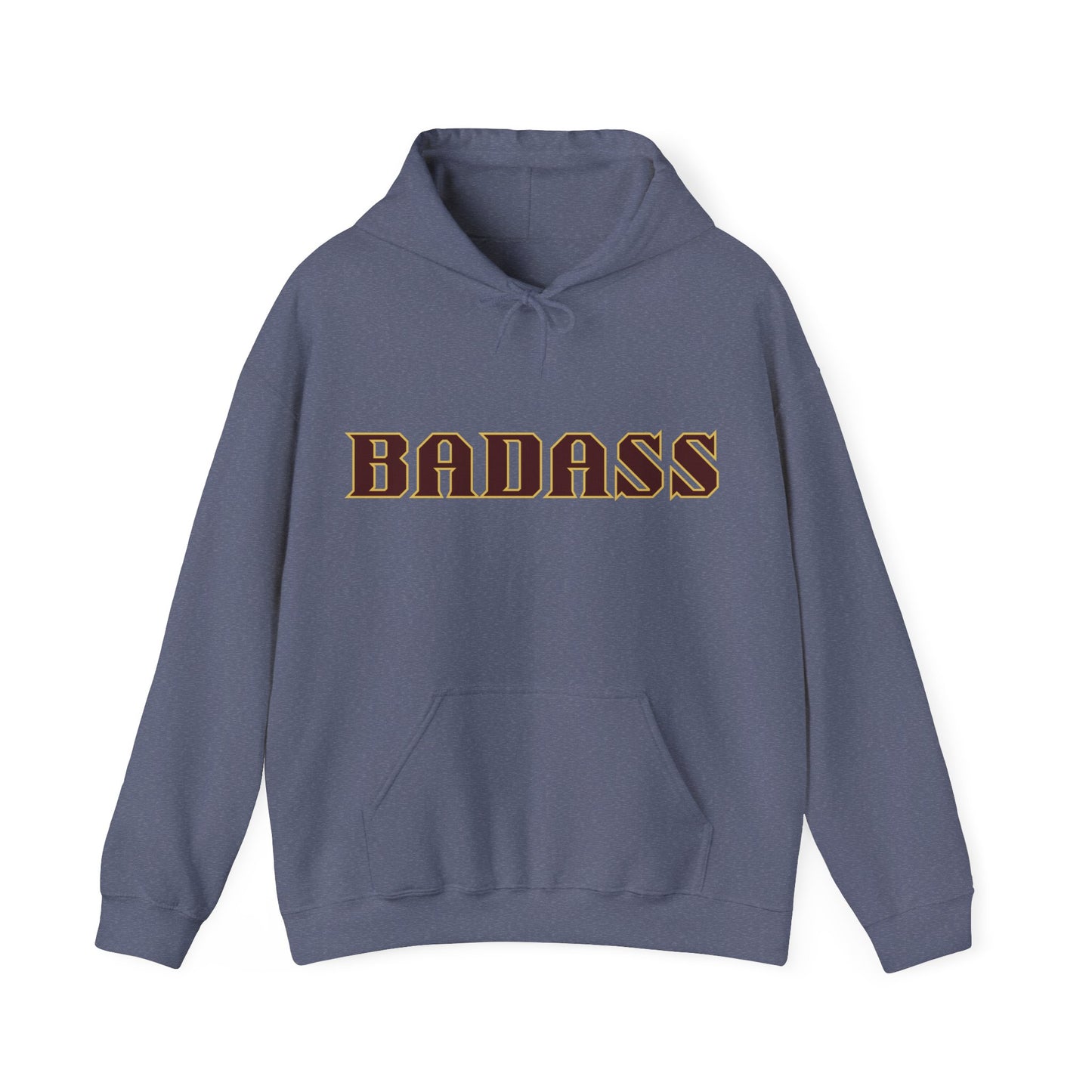 Badass Unisex Heavy Blend™ Hooded Sweatshirt, funny, strong, hoodies, gifts for friends, gender neutral, personality, attitude, warm, soft