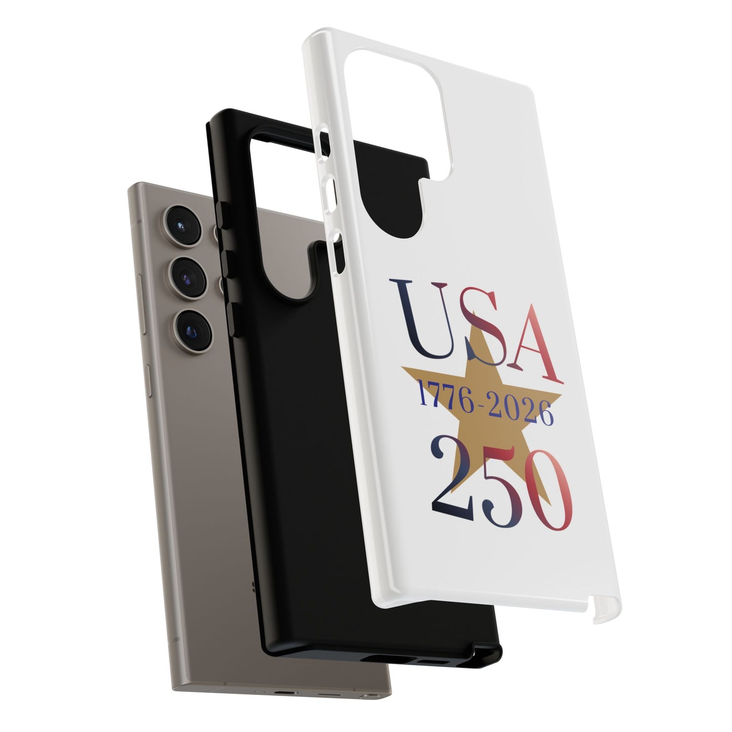 USA 250 Phone Case — 1776–2026 Bicentennial Celebration Protective Case