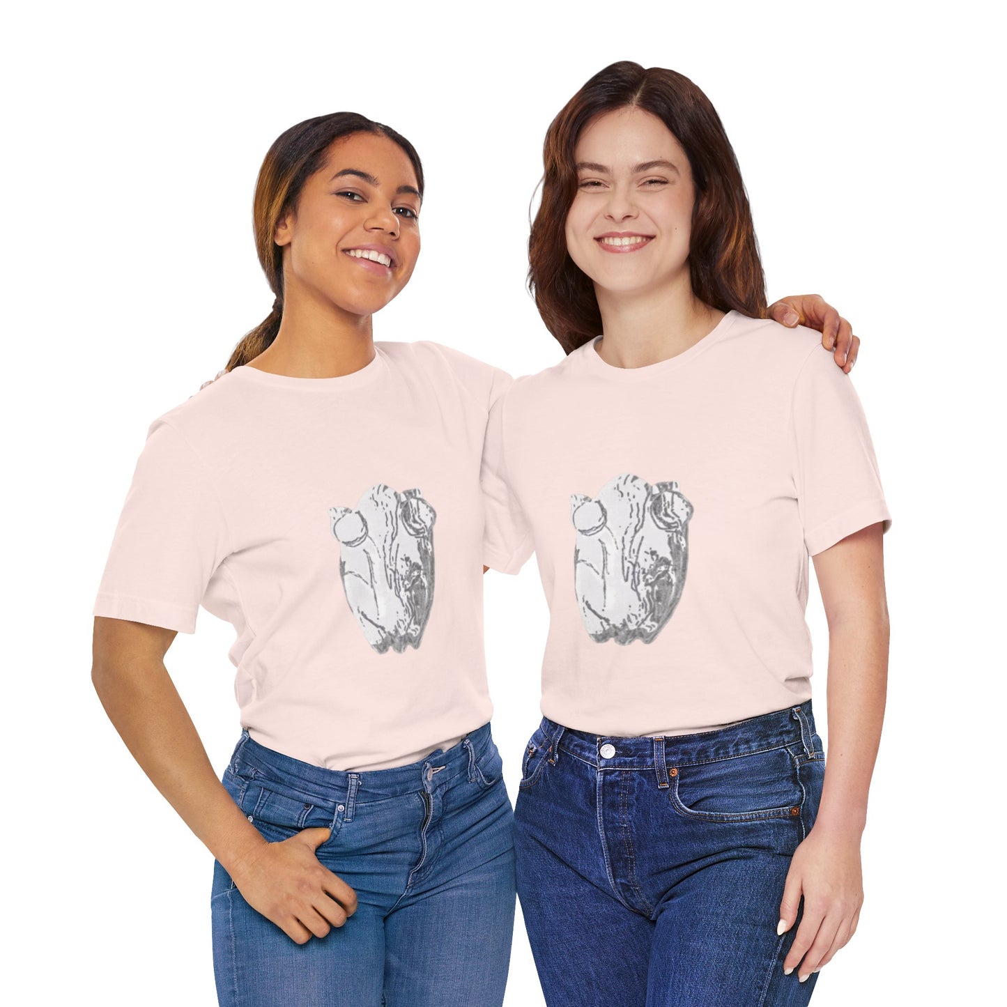 White Frog Unisex Tee - Nature and Animals Gender Neutral T-Shirt