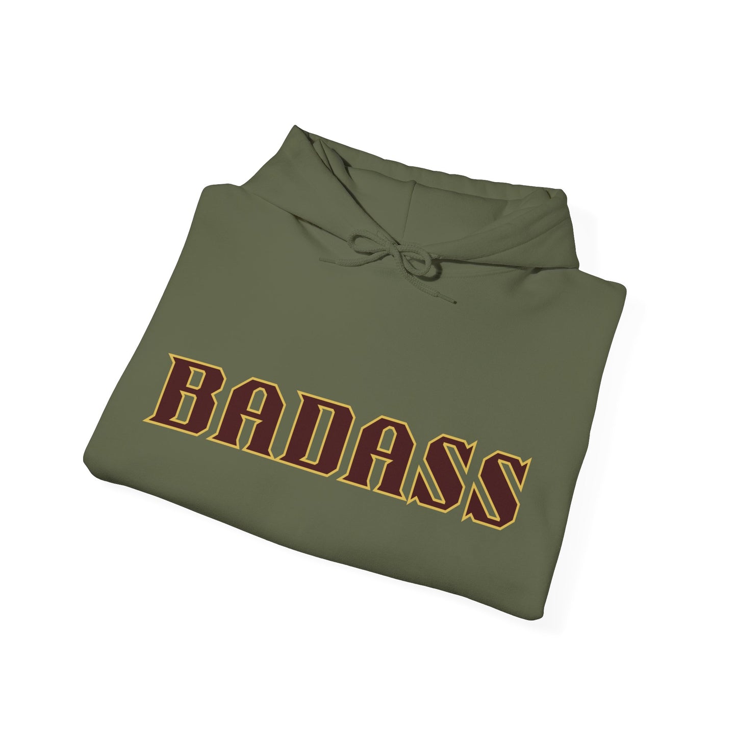 Badass Unisex Heavy Blend™ Hooded Sweatshirt, funny, strong, hoodies, gifts for friends, gender neutral, personality, attitude, warm, soft