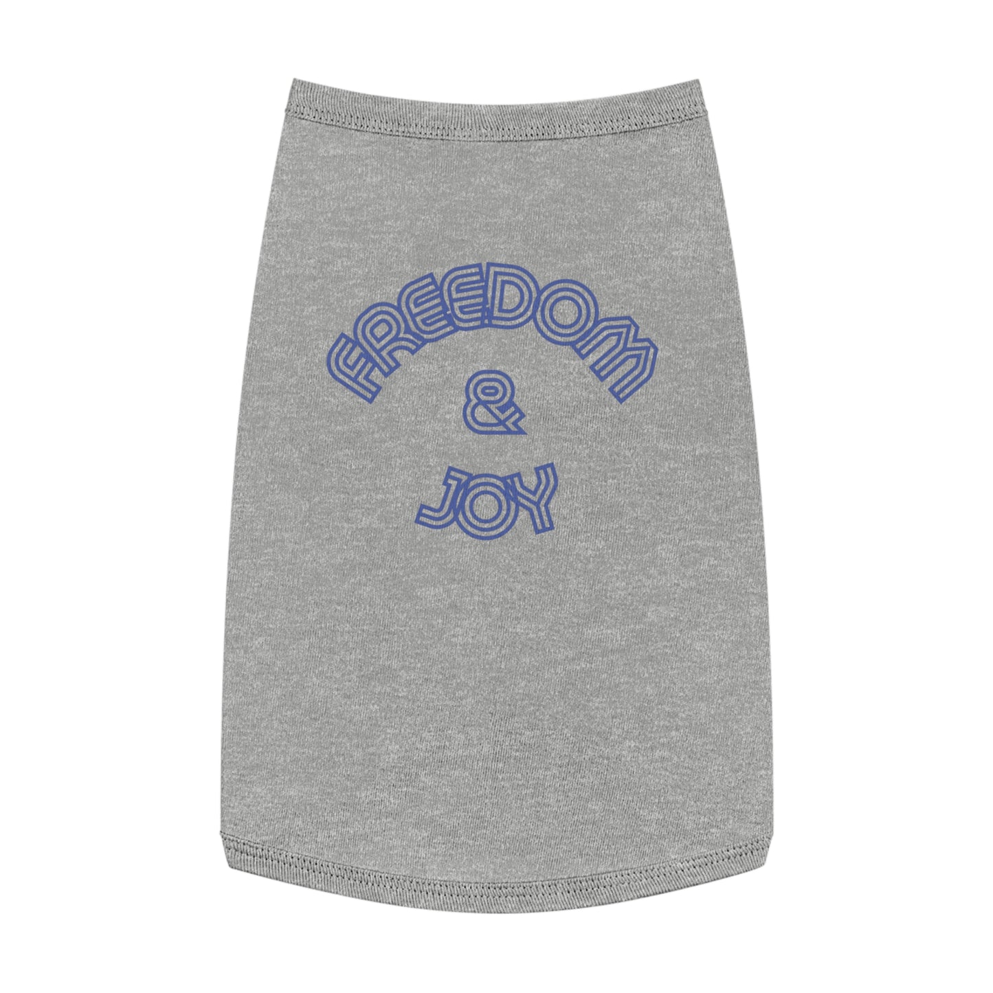 Freedom & Joy Pet Tank Top, love, happy, America, dog clothes, gifts, pet fashions, furry friends, cotton, dog shirts, cat shirts