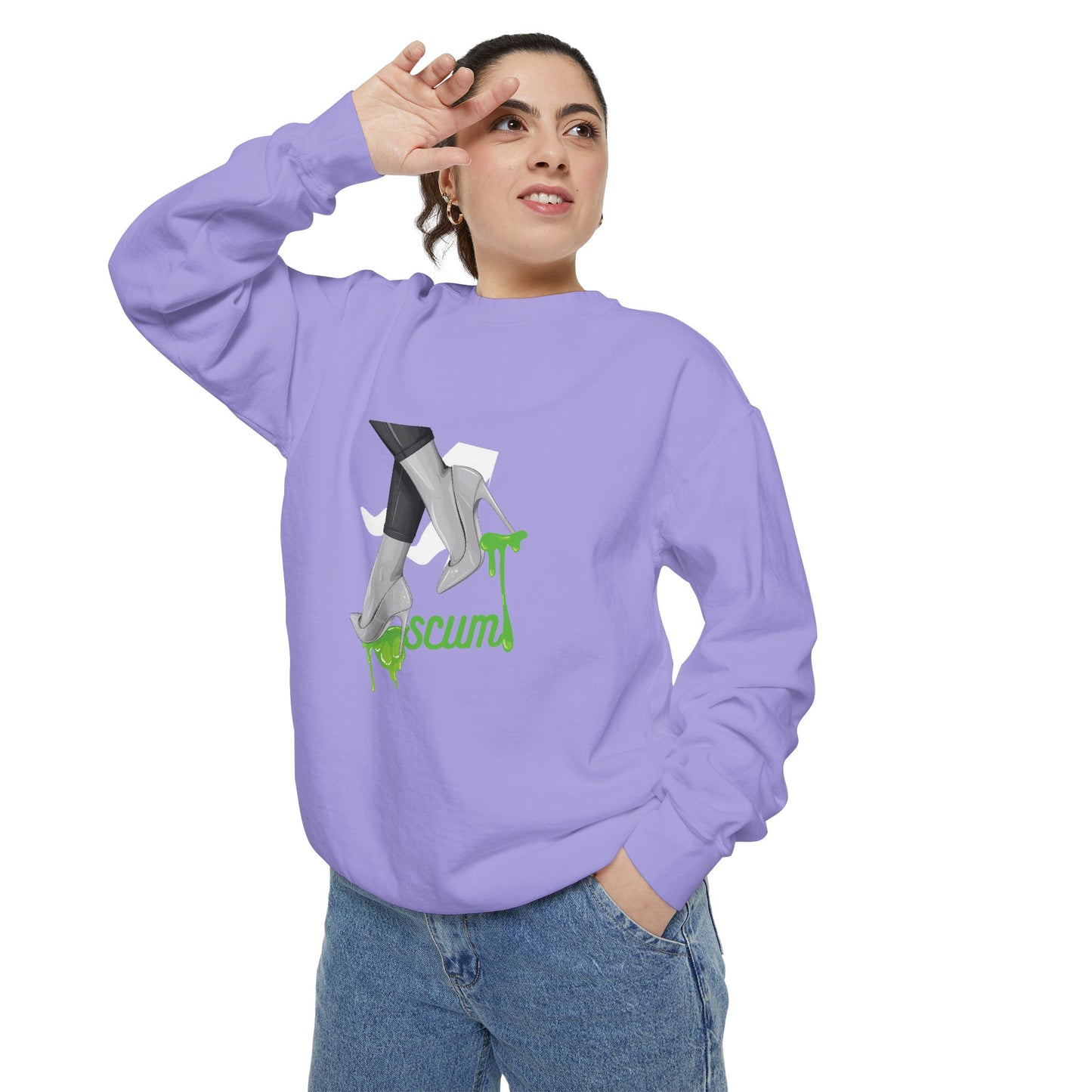 High Heels Dripping Scum Unisex Sweatshirt