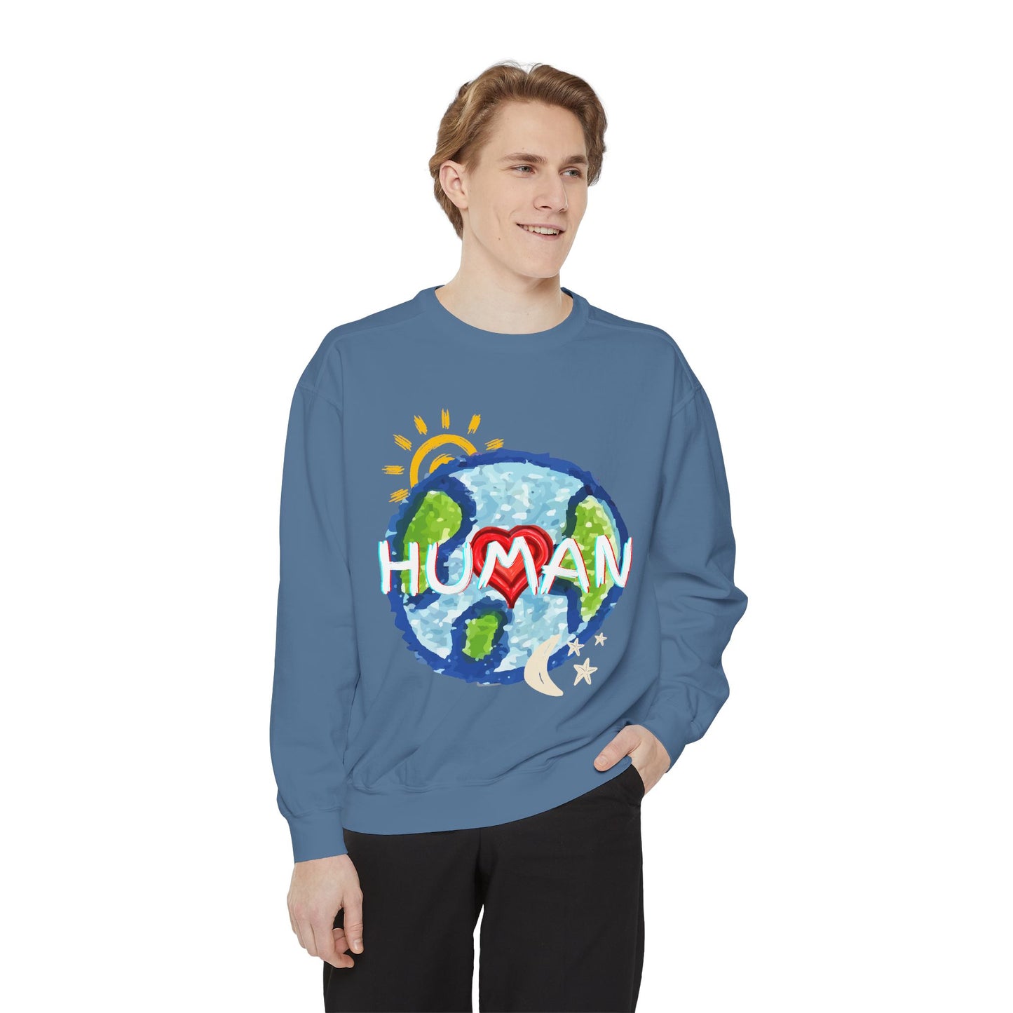 Human World Graphic Unisex Sweatshirt