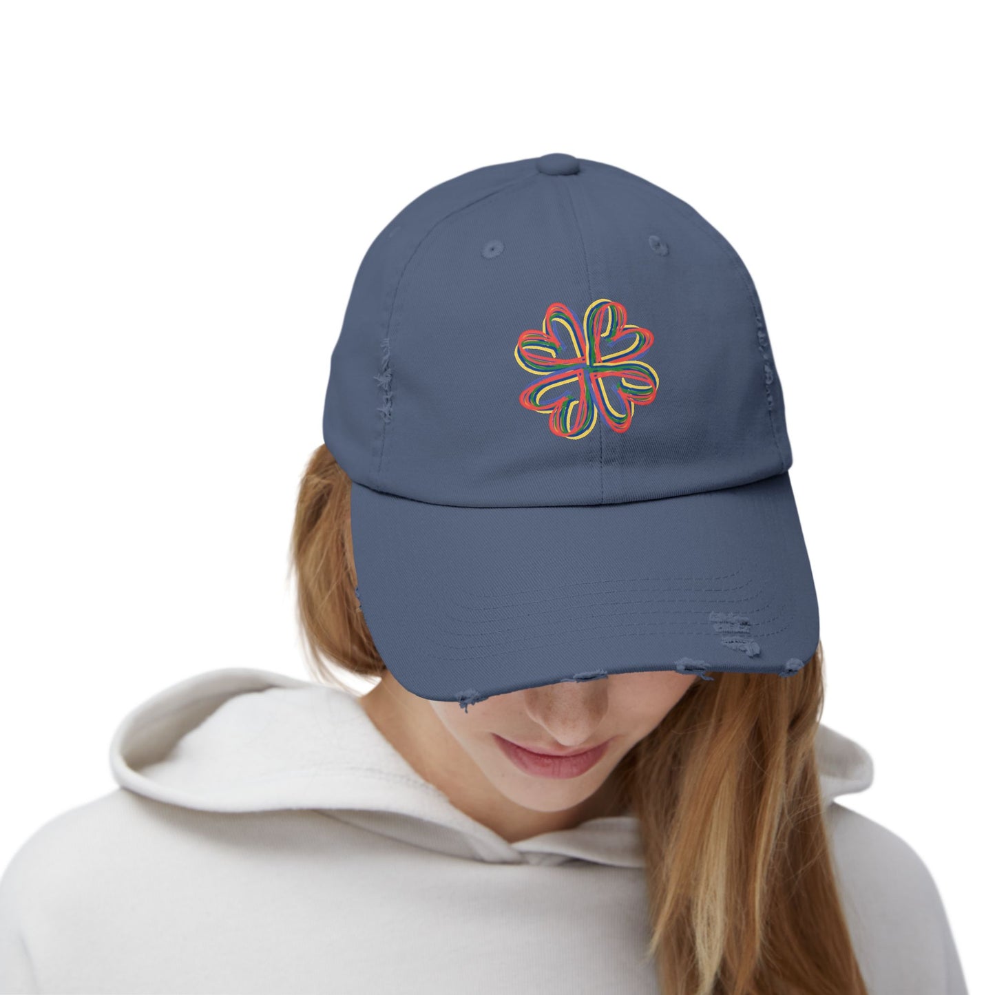 Floral Design Cap