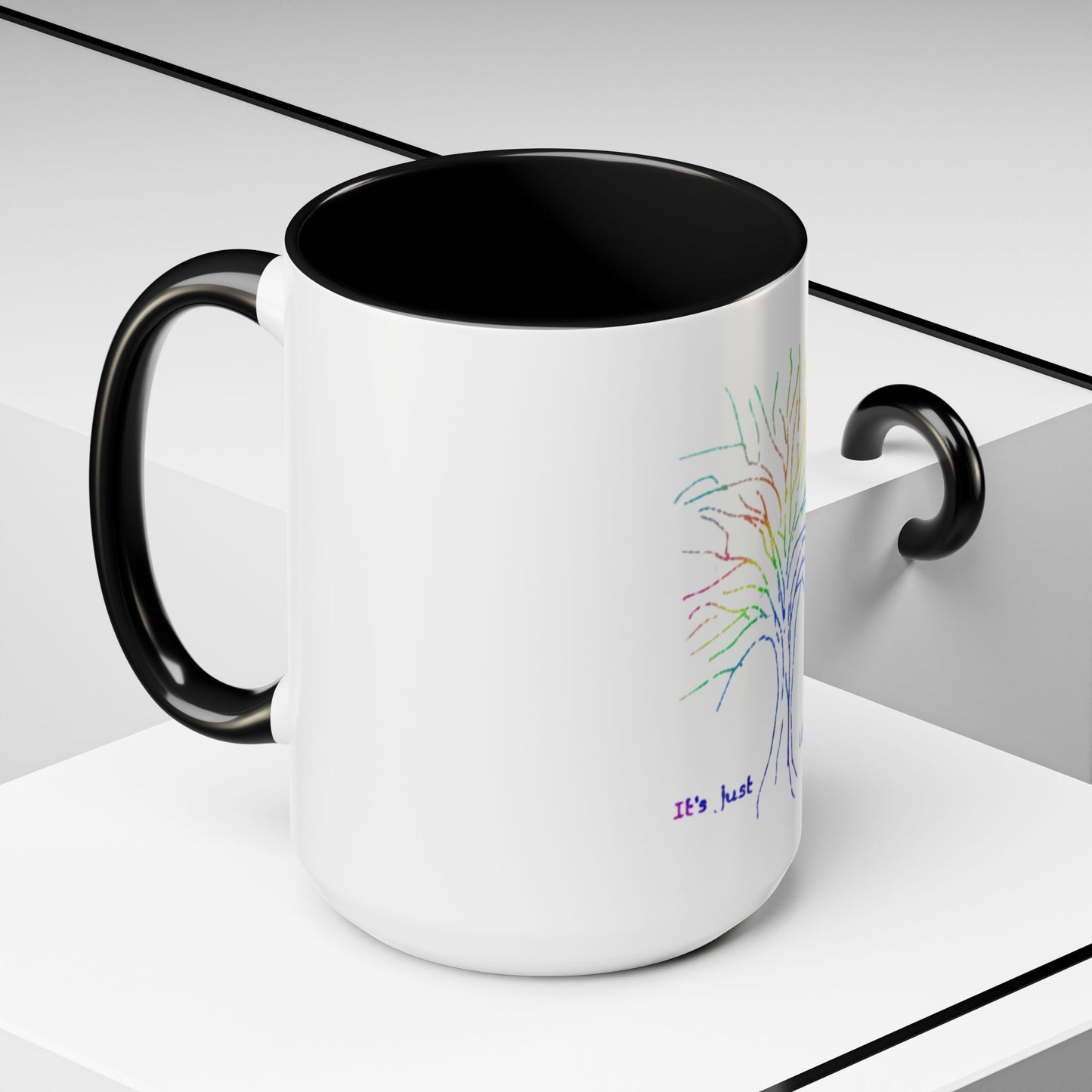 Rainbow Tree Coffee Mug, It’s Just Life