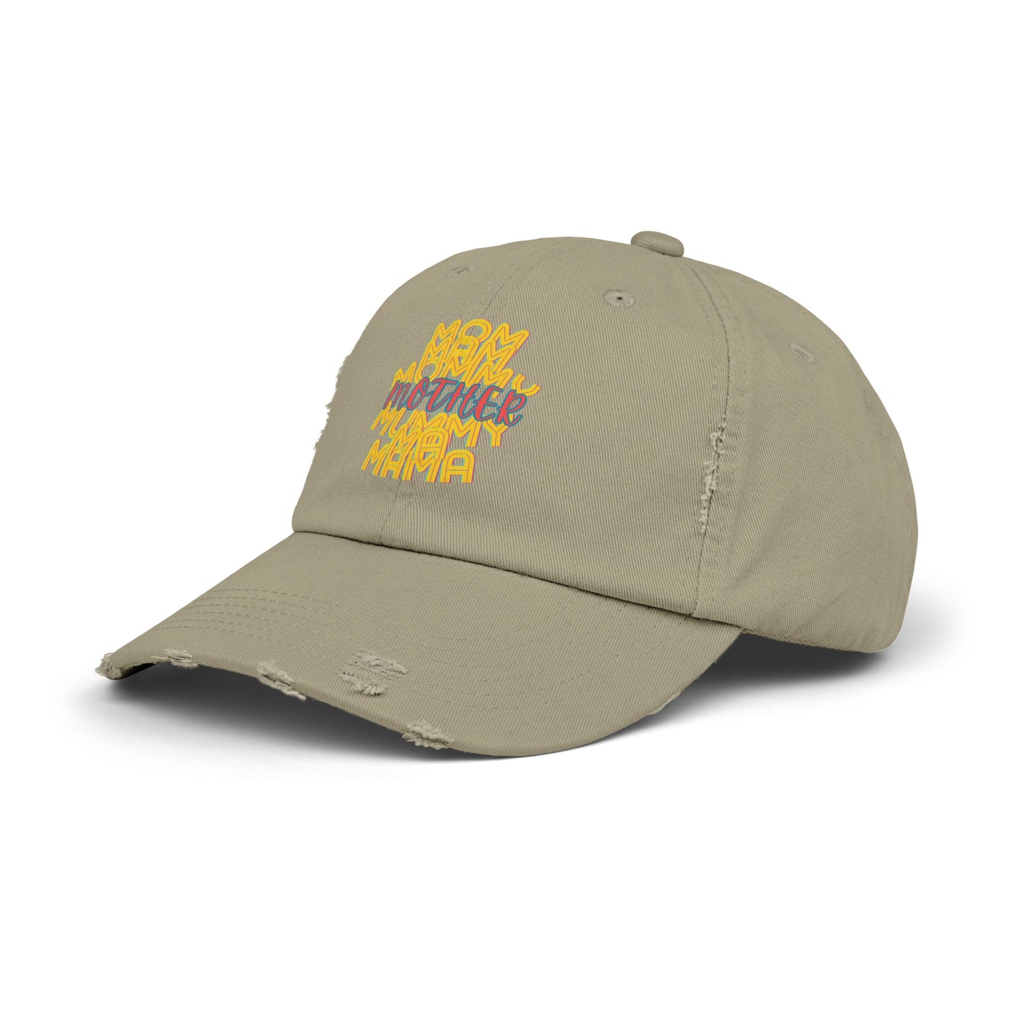 Mother Unisex Distressed Cap, Mom Mam Mommy Mummy Ma Mama, Mothers Day, Gift, Hats, Cotton Twill, Adjustable, Gifts for Women