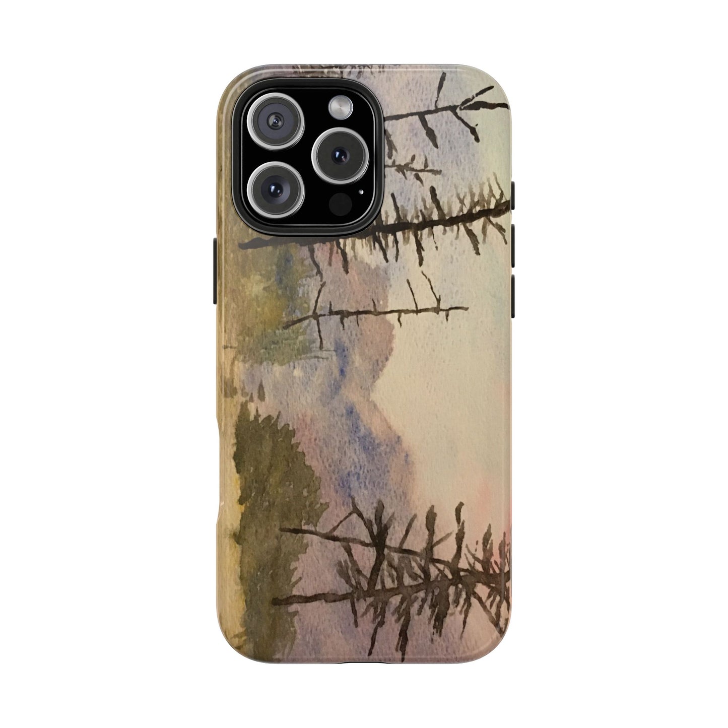 Glacier National Park After Fire Tough Phone Cases, iPhone & Samsung cases, wireless charging, mountains, nature, original artwork, gifts