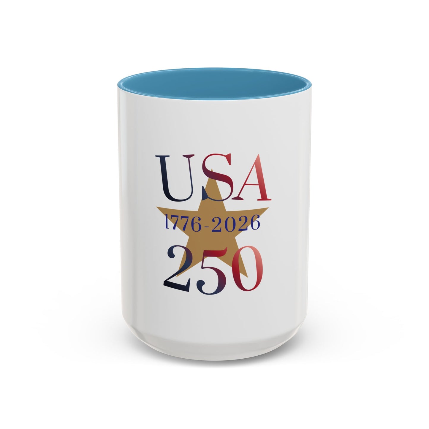 USA 250th Anniversary 1776 Accent Coffee Mug (11/15 oz)