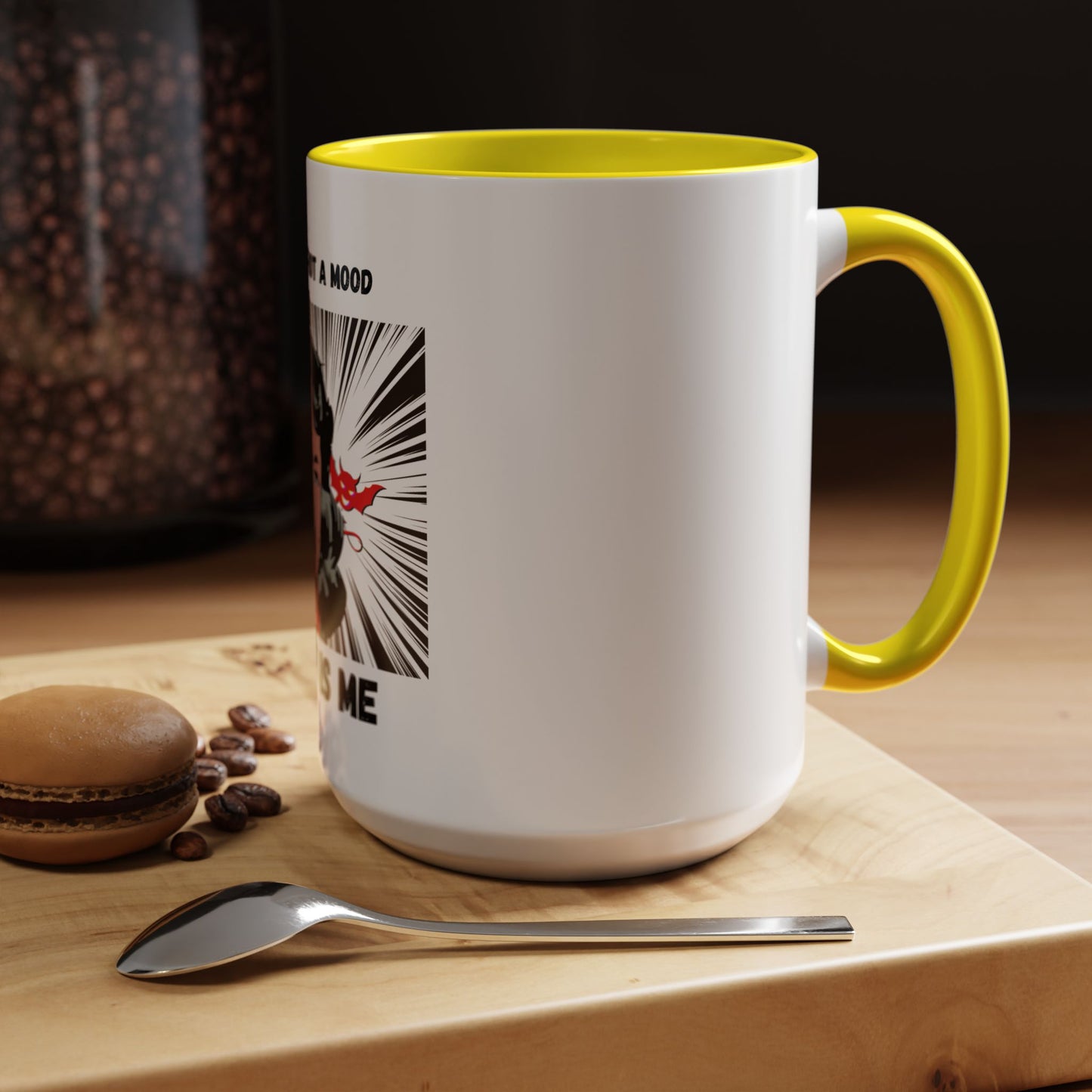 This Is Not A Mood Funny Coffee Mug -Gifts For Women, Friends, Ceramic, BPA-Free