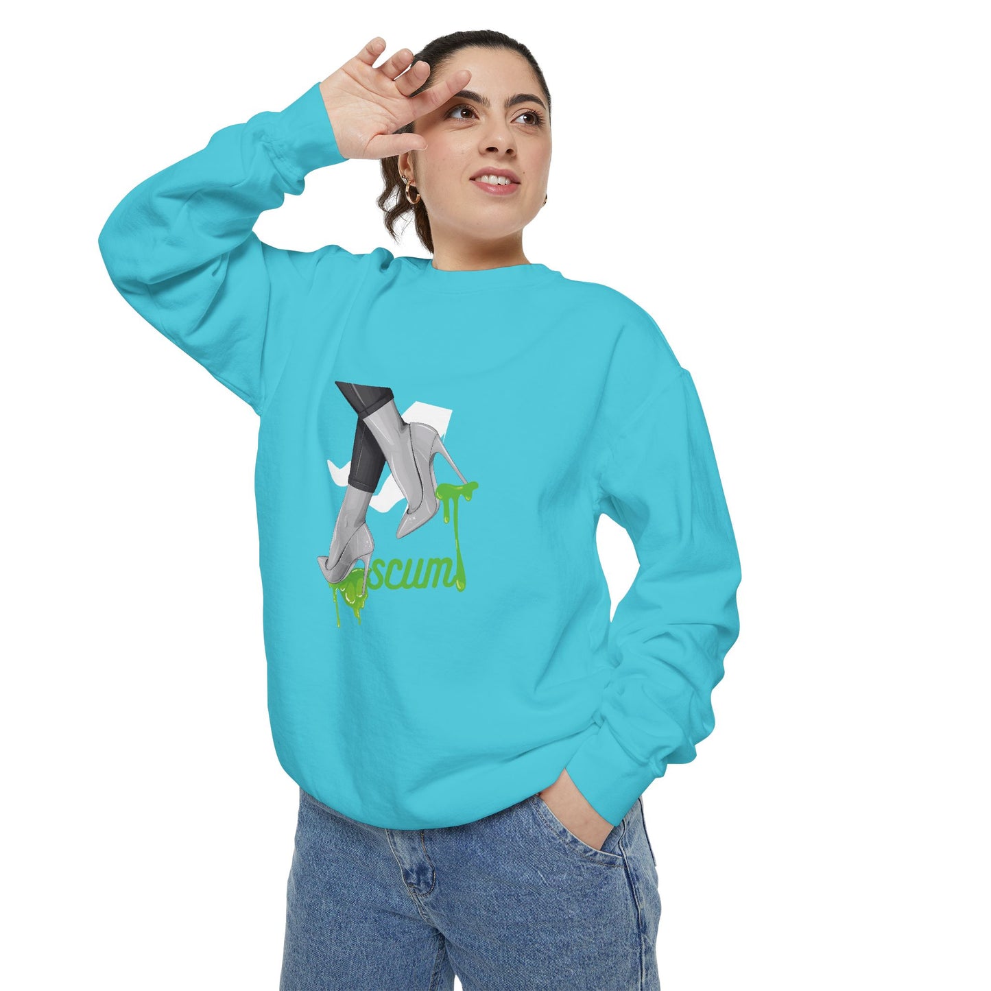 High Heels Dripping Scum Unisex Sweatshirt
