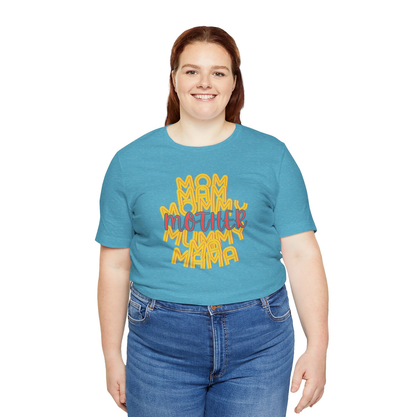 Mother Unisex Tee, Mom Mommy Ma Mam Mama Mummy, Love, Mothers Day, Gifts for Women, Comfy, Soft, Gender Neutral, Short Sleeves