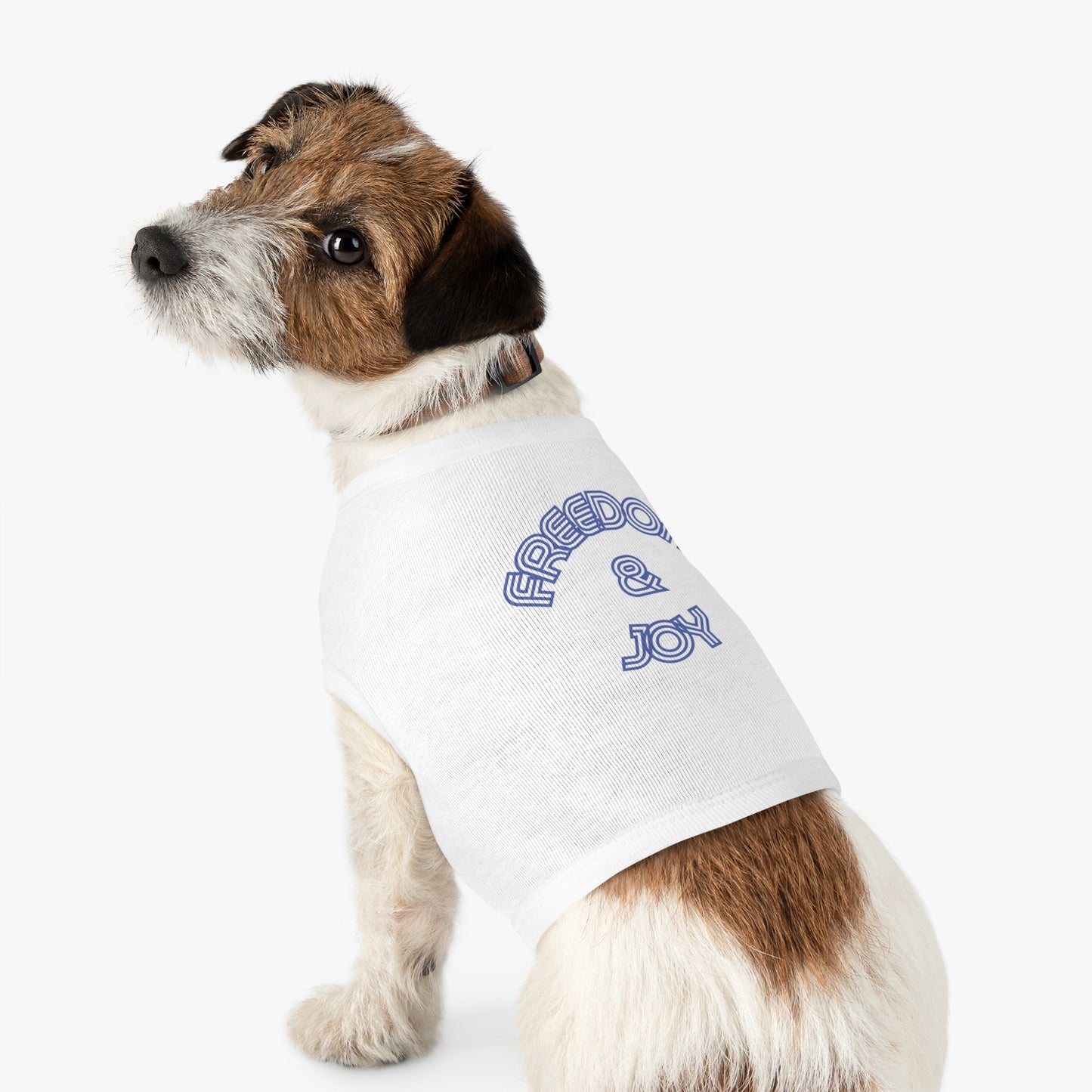 Freedom & Joy Pet Tank Top, love, happy, America, dog clothes, gifts, pet fashions, furry friends, cotton, dog shirts, cat shirts
