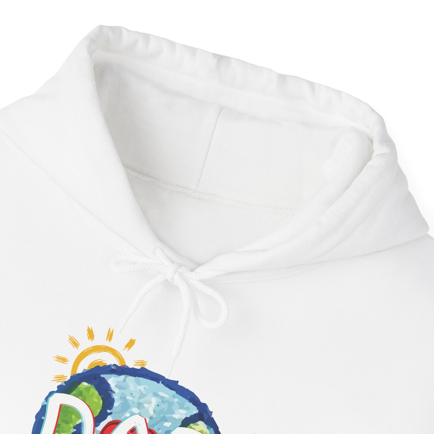 DAD Hooded Sweatshirt - Whole World Sun Moon & Stars Heart Love Fathers Day Gift for Men