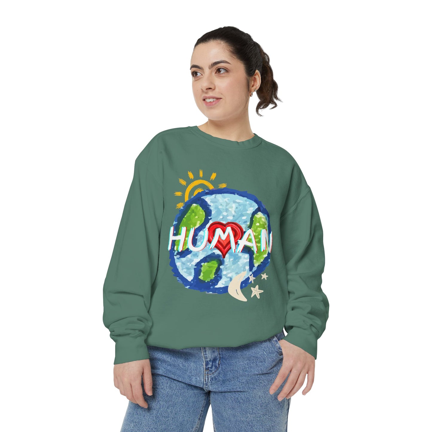 Human World Graphic Unisex Sweatshirt