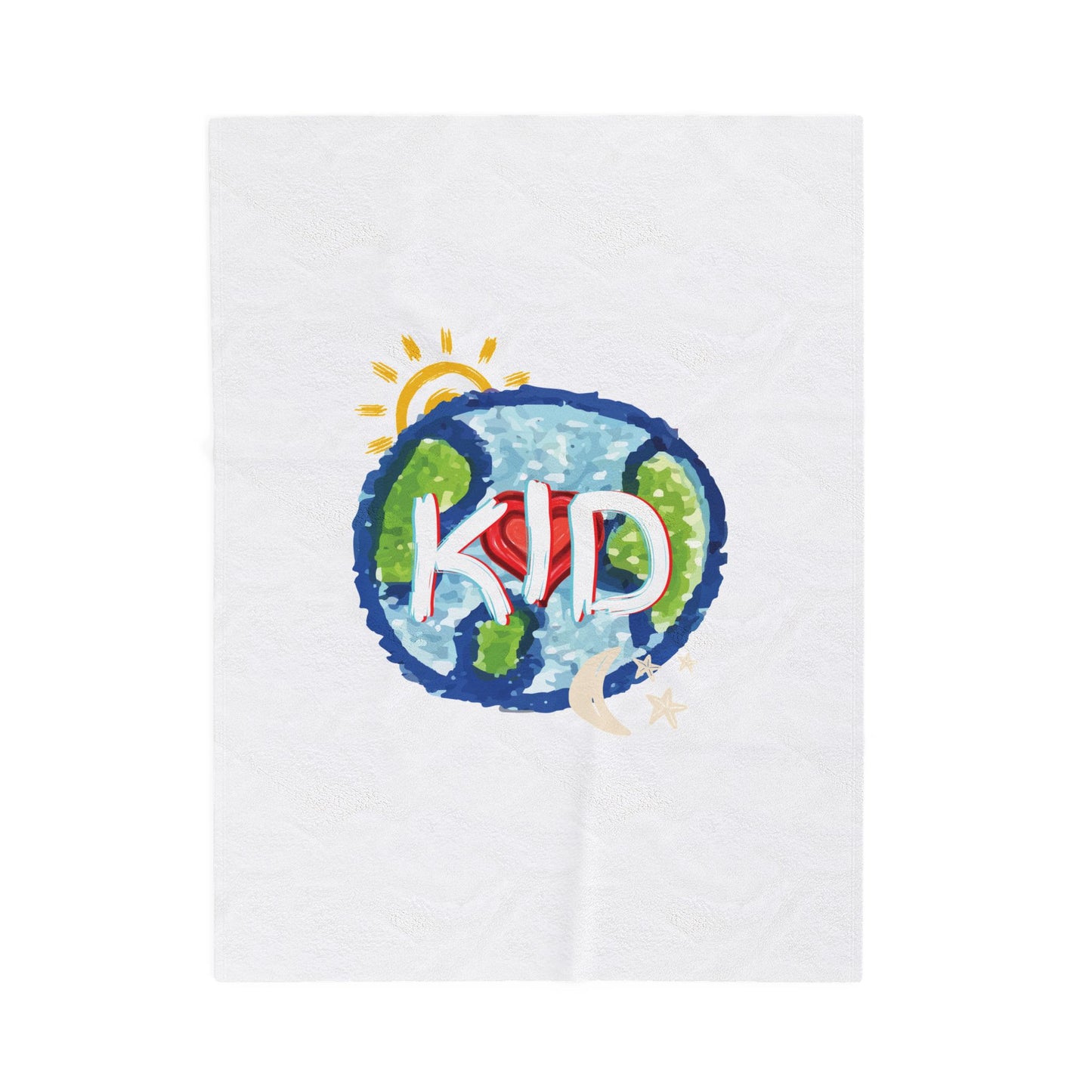 Kid Colorful Velveteen Blanket, Cozy Throw, Home Decor, Gift, Bed Cover, Vibrant Couch Blanket, Gender Neutral, Birthday, Christmas