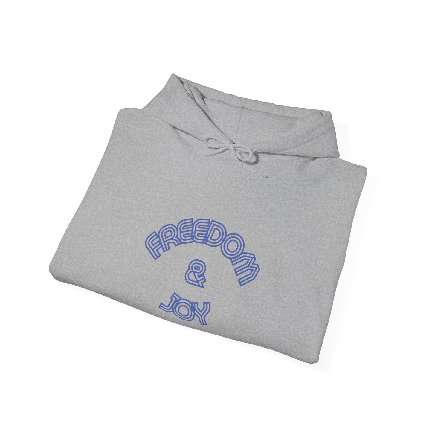Freedom & Joy Unisex Heavy Blend™ Hooded Sweatshirt, America, Equality, Love, Political, Election, Gift, Comfy, Soft, Warm, Hoodie, Pullover
