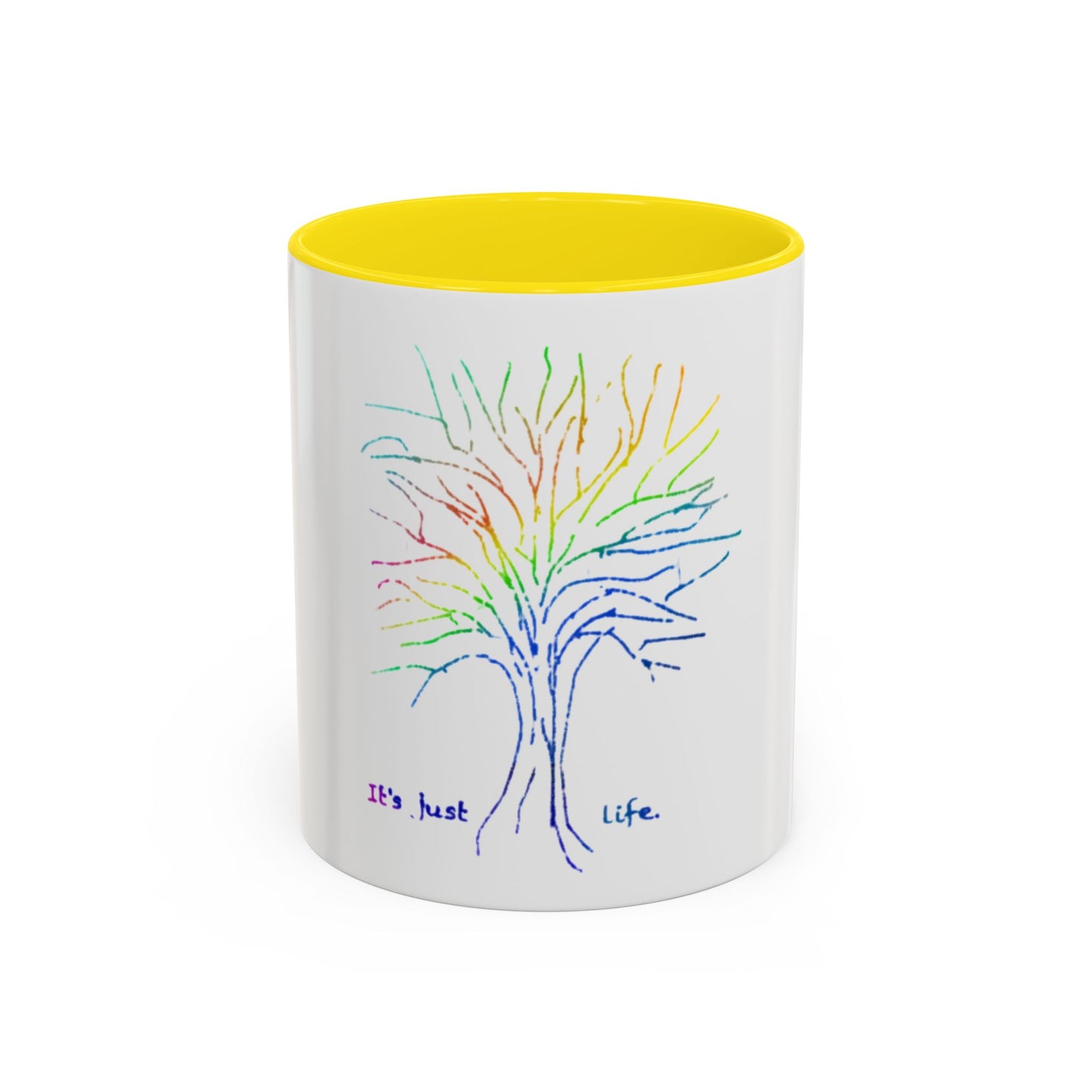 Rainbow Tree Coffee Mug, It’s Just Life