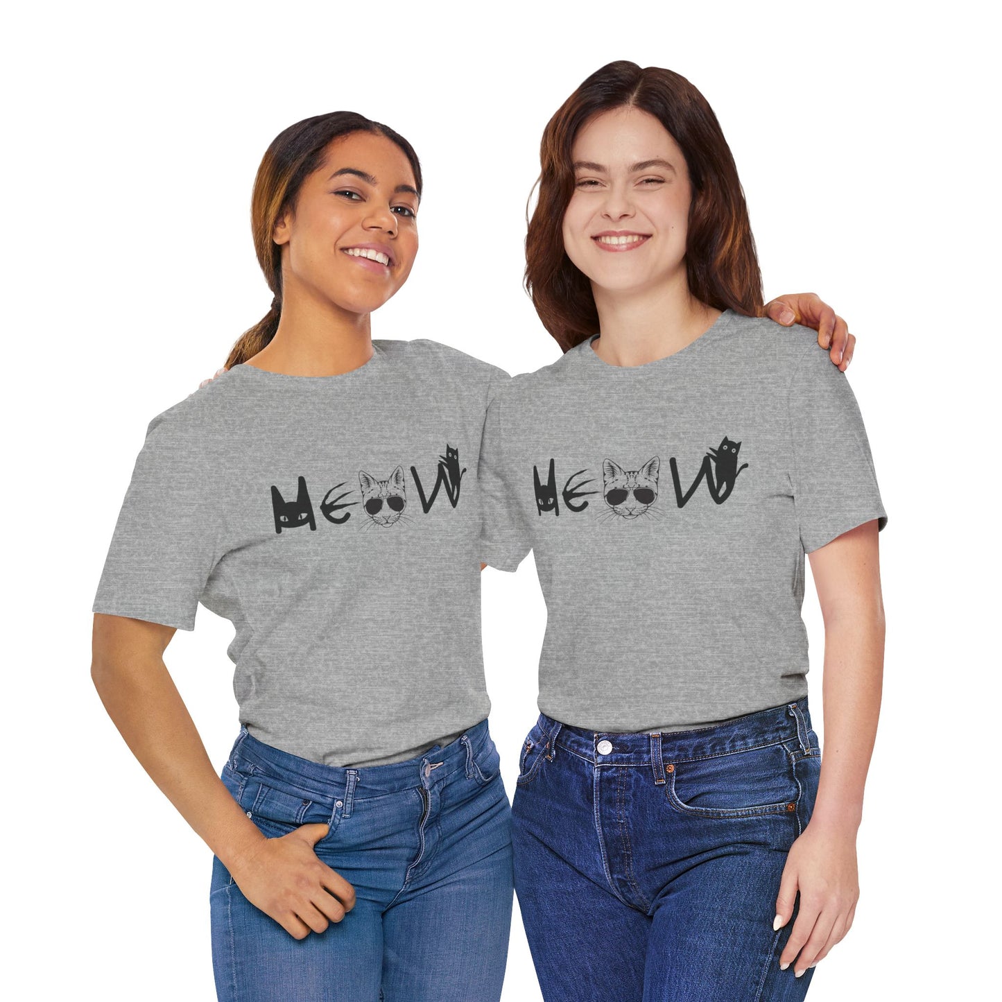 Meow Unisex Tee - Cats, Sassy, Fun Shirt for Halloween or Election Gift
