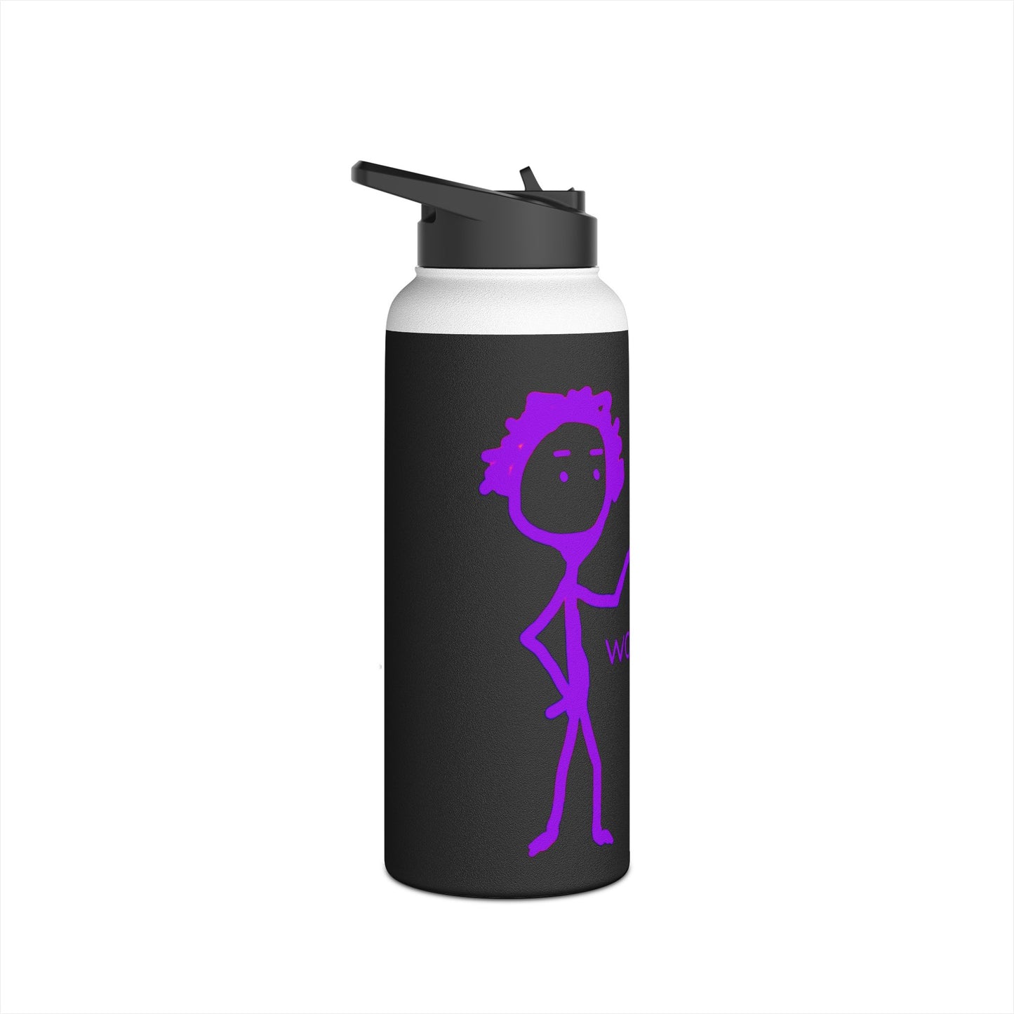 Im Working Toward One Less Chin Stainless Steel Water Bottle, Funny, Exercise, Aging, Eco Friendly, Gender Neutral, Men, Women, Gifts