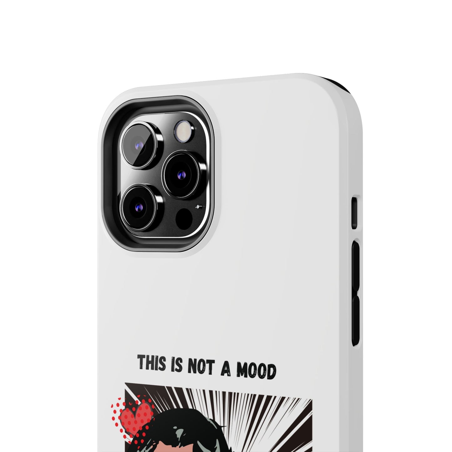 This is Not a Mood Tough Phone Cases, iPhone & Samsung cases, wireless charging, attitude, snarky, fun, gifts for women, gifts for friends