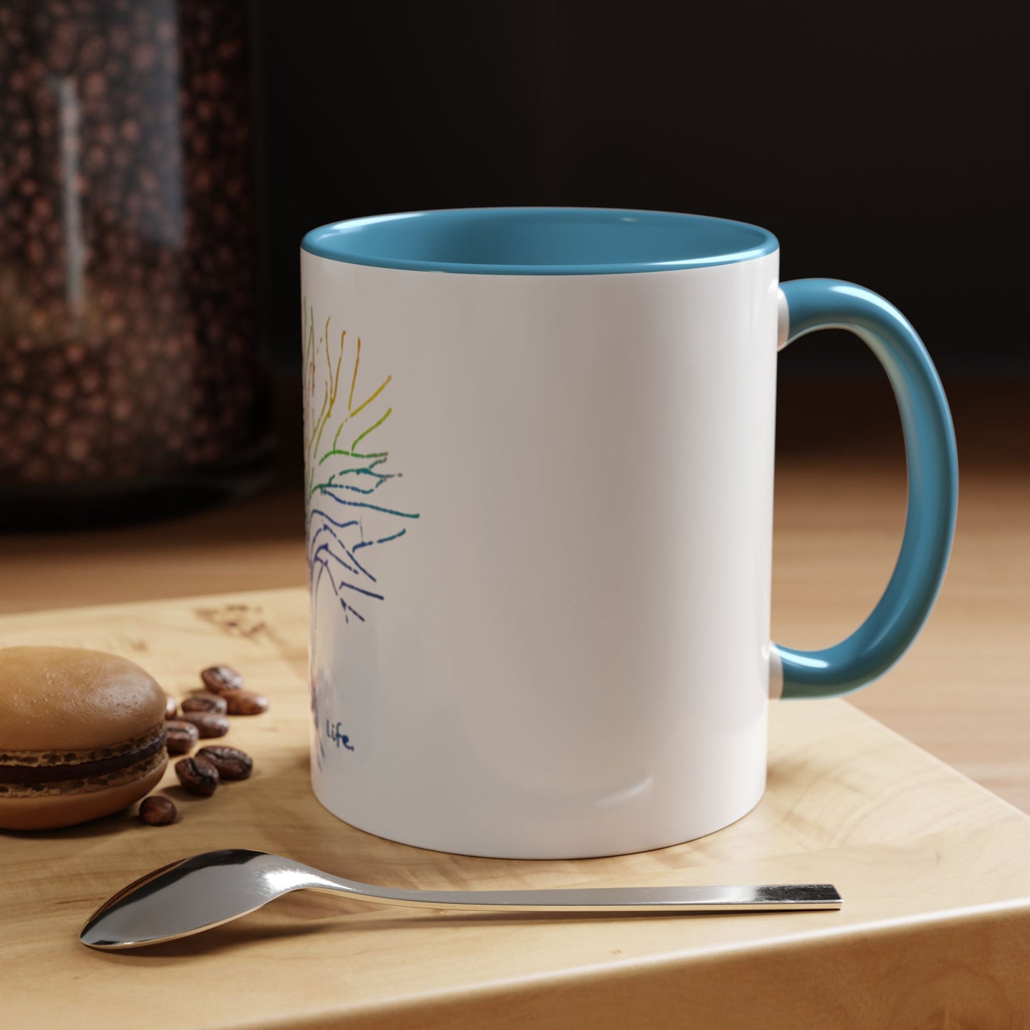 Rainbow Tree Coffee Mug, It’s Just Life