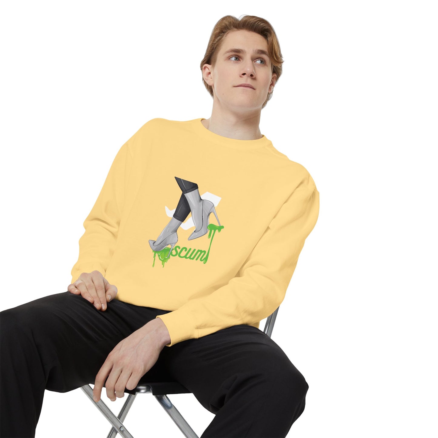 High Heels Dripping Scum Unisex Sweatshirt