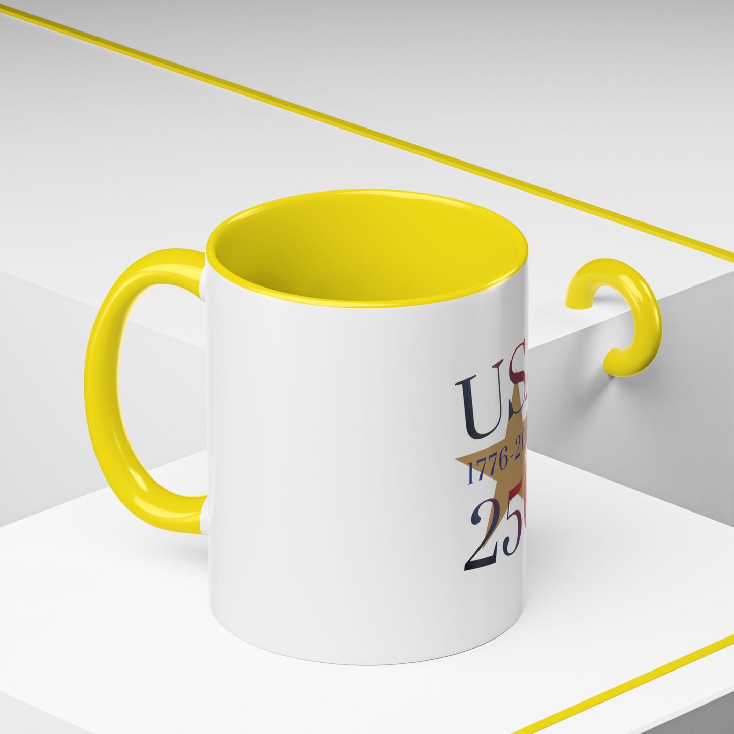 USA 250th Anniversary 1776 Accent Coffee Mug (11/15 oz)