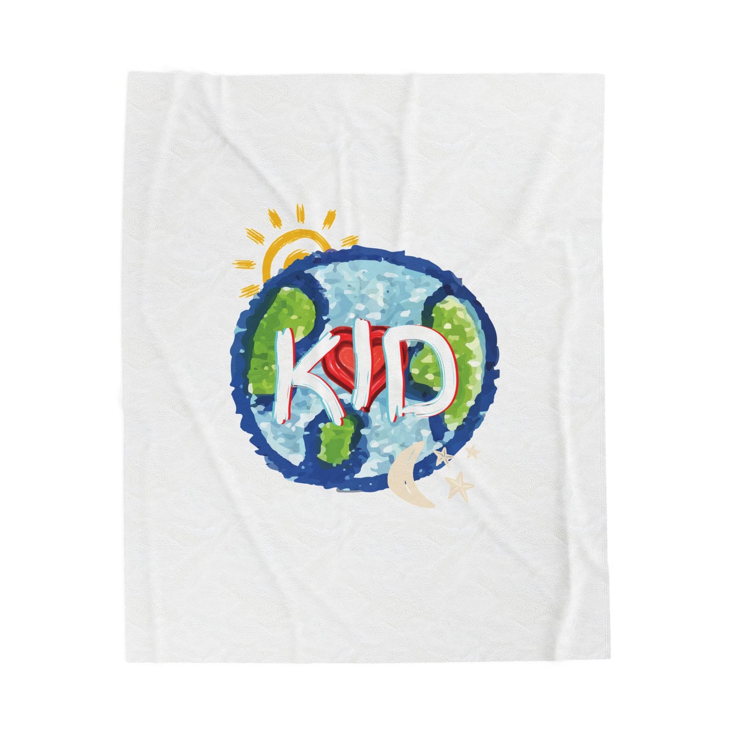 Kid Colorful Velveteen Blanket, Cozy Throw, Home Decor, Gift, Bed Cover, Vibrant Couch Blanket, Gender Neutral, Birthday, Christmas