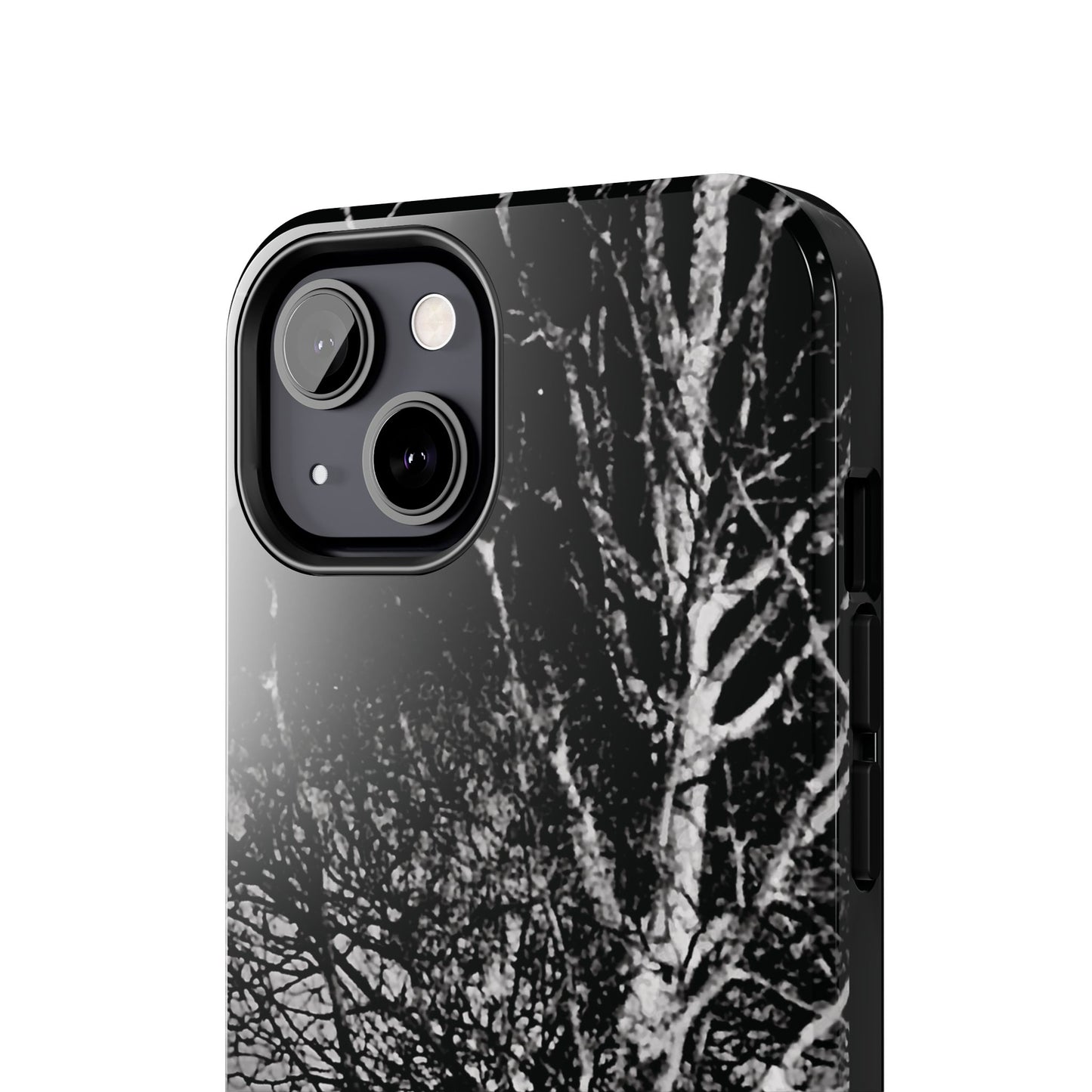 Worm Moon Night Trees Tough Phone Cases, iPhone & Samsung cases, wireless charging, trees, nature, spooky, original photo, gifts, Halloween
