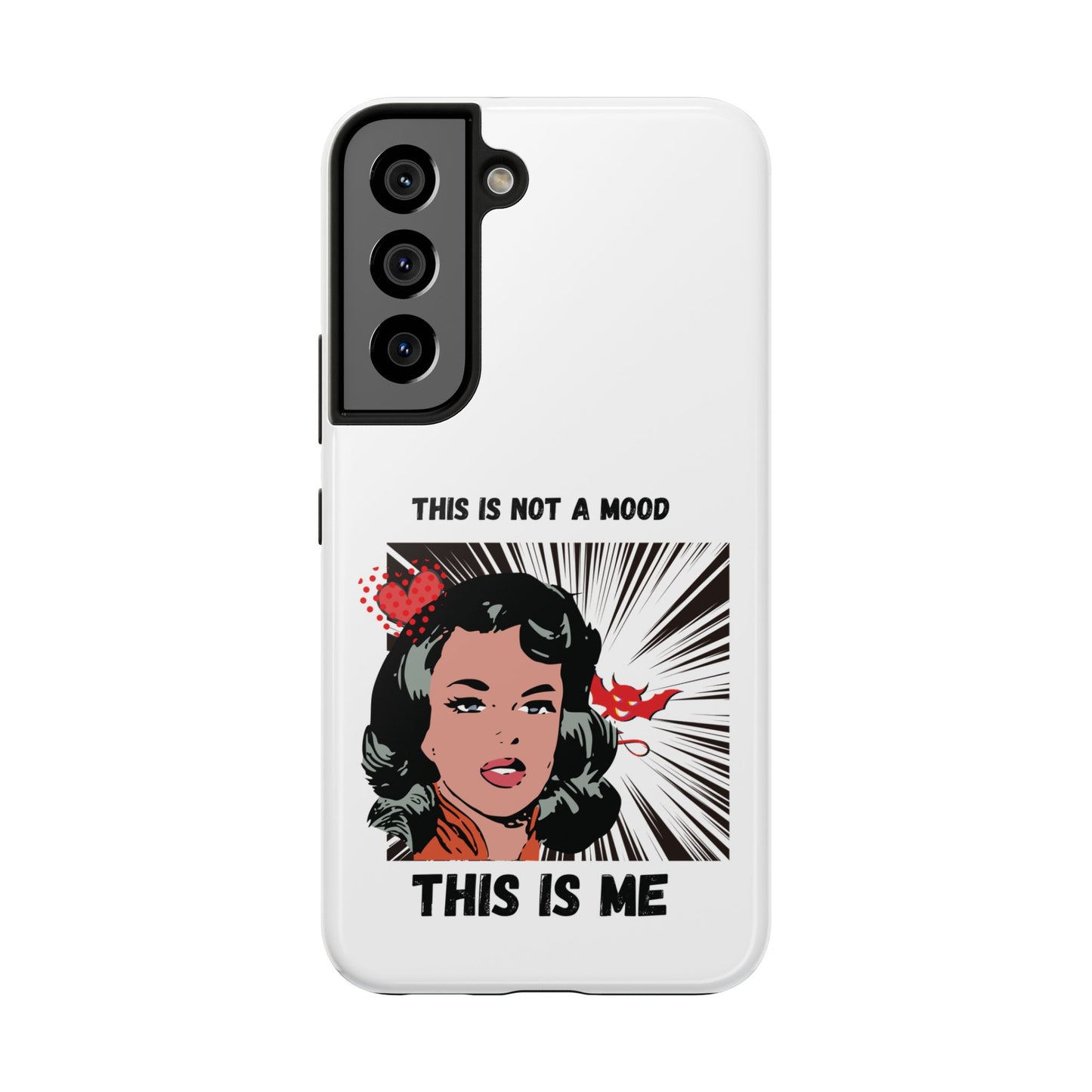 This is Not a Mood Tough Phone Cases, iPhone & Samsung cases, wireless charging, attitude, snarky, fun, gifts for women, gifts for friends