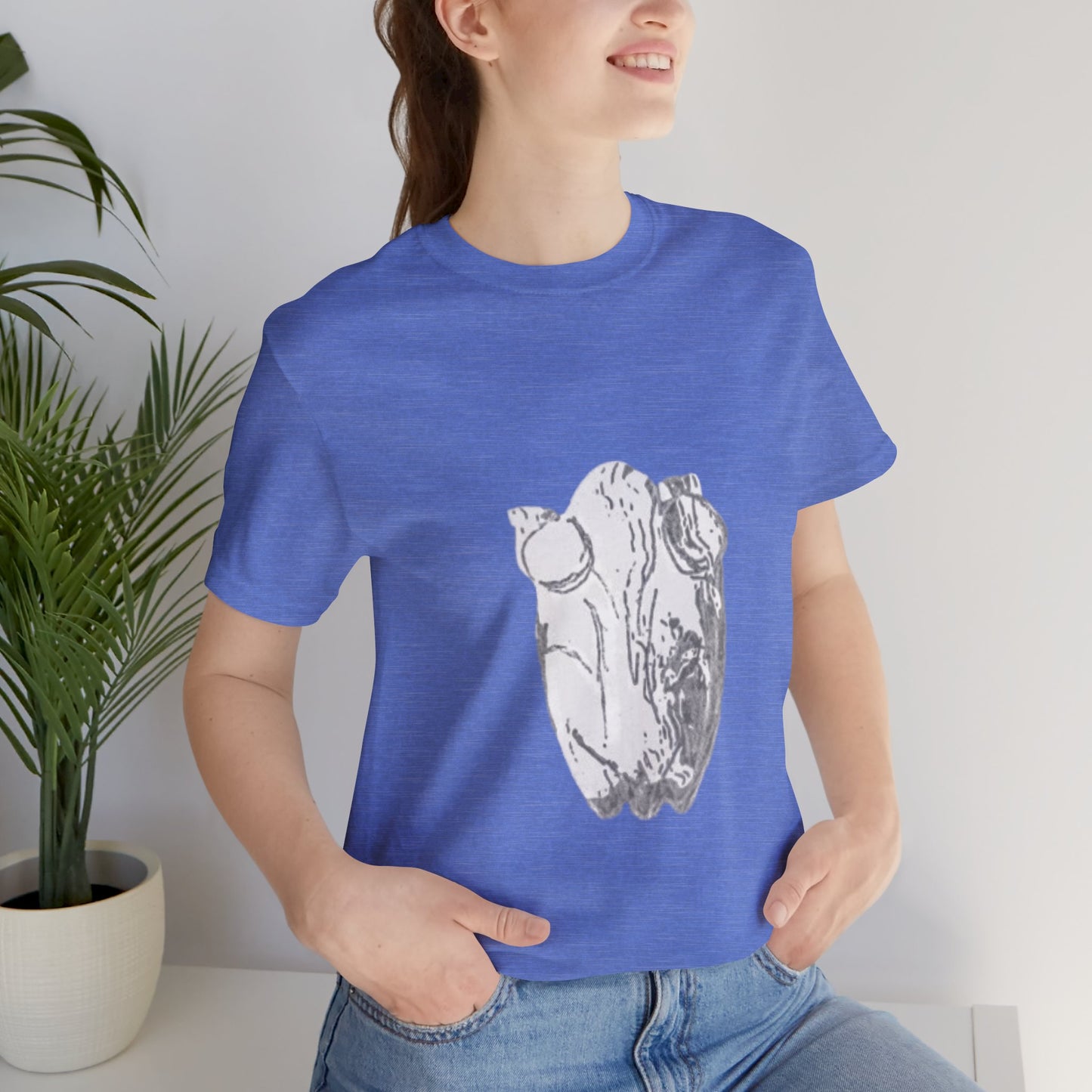 White Frog Unisex Tee - Nature and Animals Gender Neutral T-Shirt