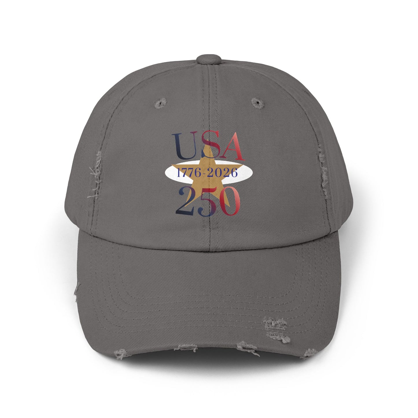 USA 250th Anniversary 1776 Distressed Cap