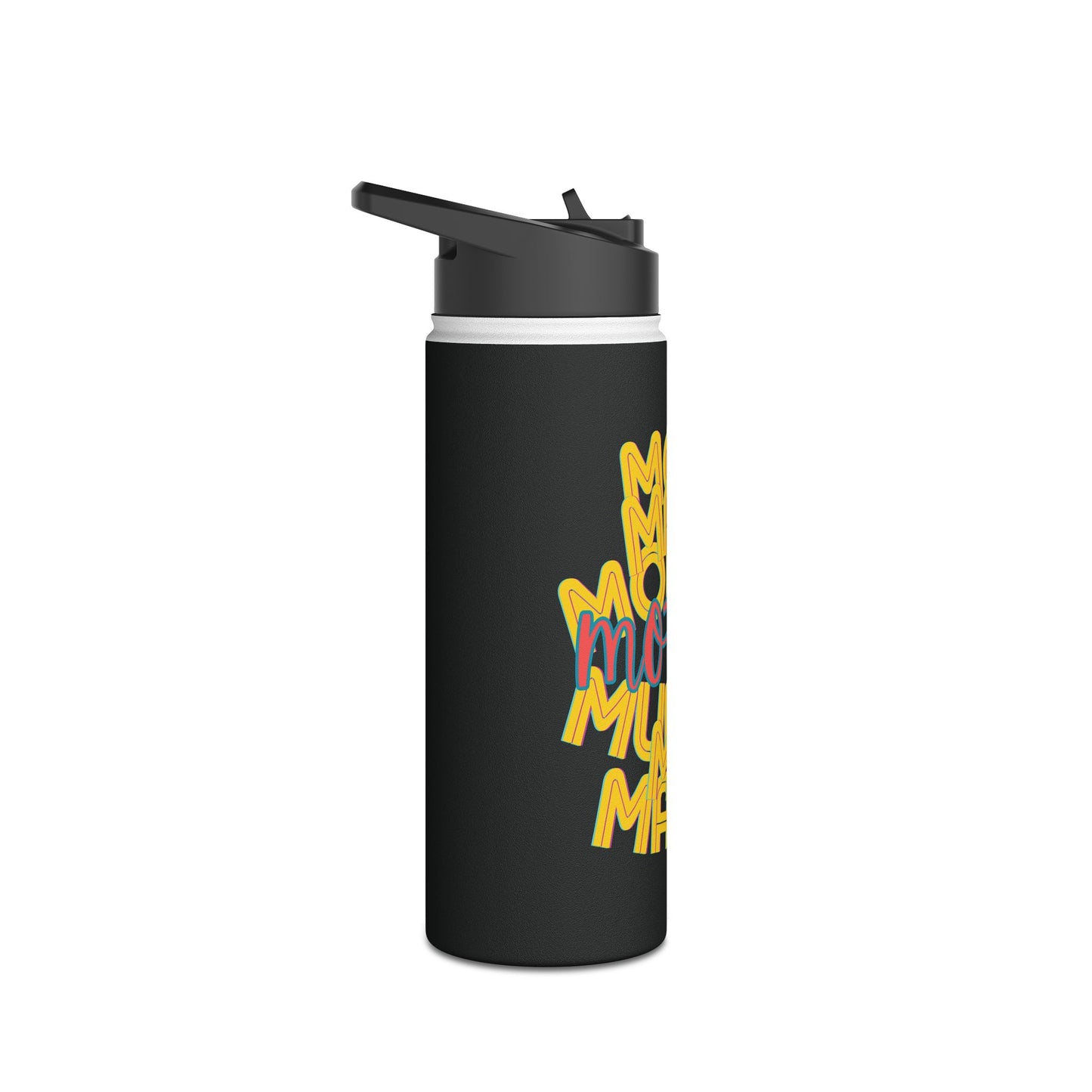 Mother Stainless Steel Water Bottle, Mom Mommy Ma Mam Mama Mummy, Love, Mothers Day, Gifts for Women, Exercise, Eco Friendly, Gender Neutral