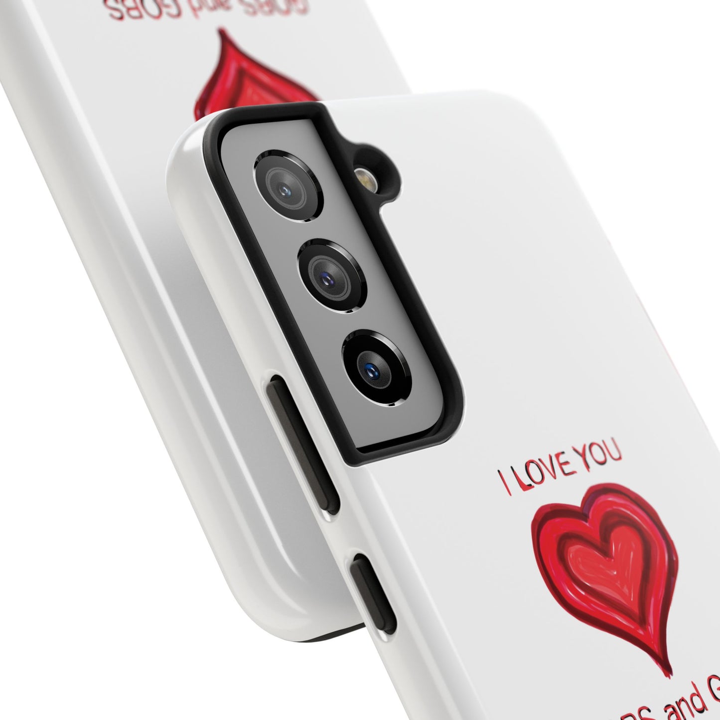 Heartfelt I Love You Gobs and Gobs Tough Phone Cases, iPhone & Samsung Cases, Wireless Charging, Gender Neutral Gifts, Valentines, Christmas