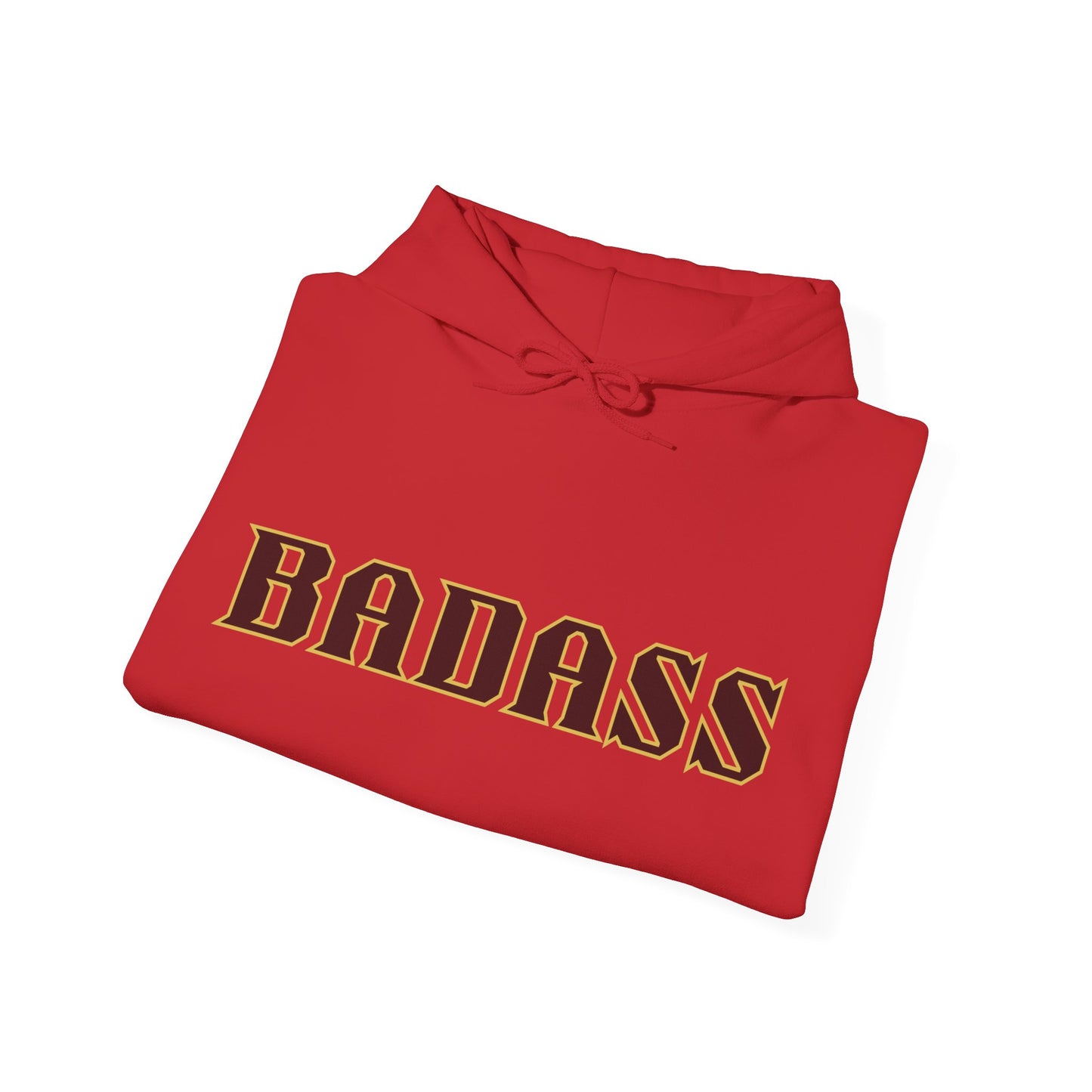 Badass Unisex Heavy Blend™ Hooded Sweatshirt, funny, strong, hoodies, gifts for friends, gender neutral, personality, attitude, warm, soft
