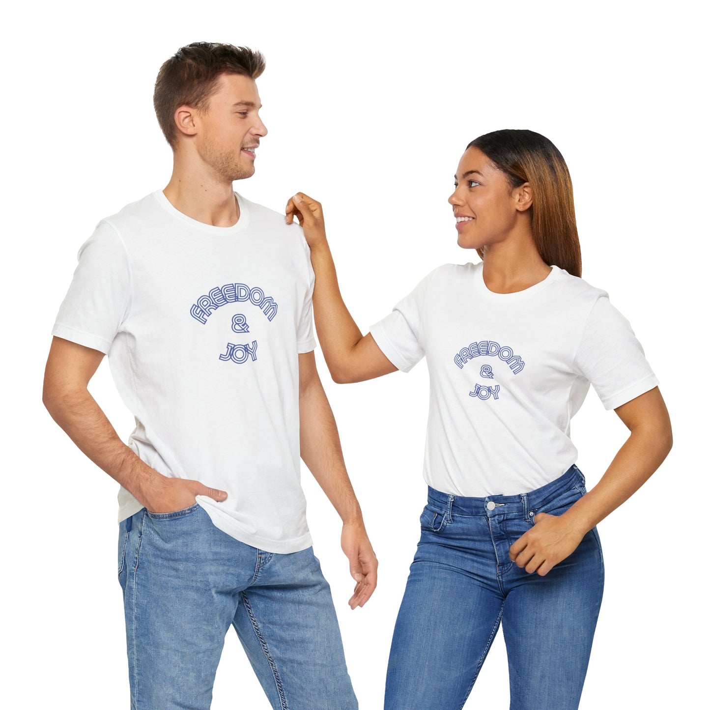 Freedom & Joy Unisex Tee - America Pride Equality Love Election Gift