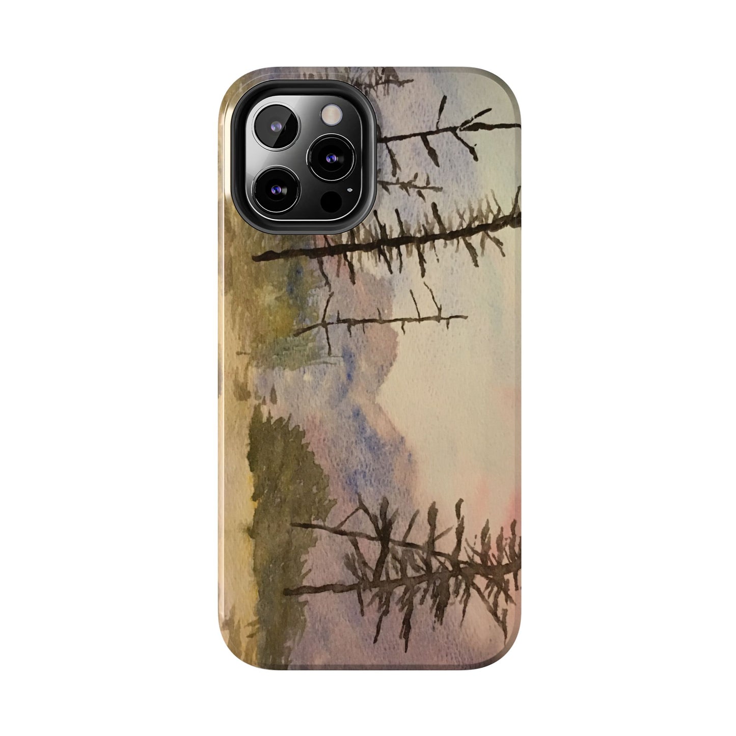 Glacier National Park After Fire Tough Phone Cases, iPhone & Samsung cases, wireless charging, mountains, nature, original artwork, gifts