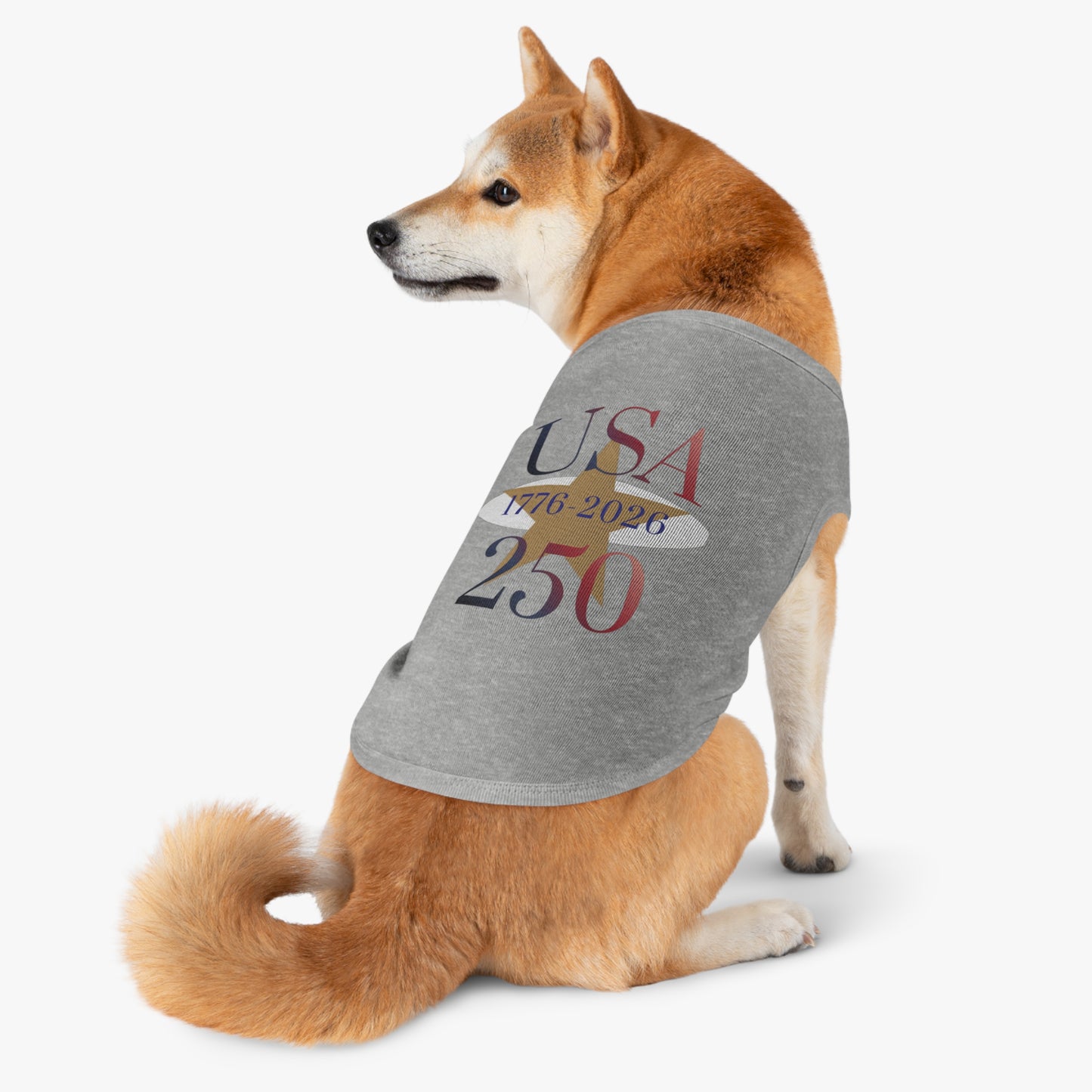 USA 250 Pet Tank Top — Patriotic Fourth of July Shirt