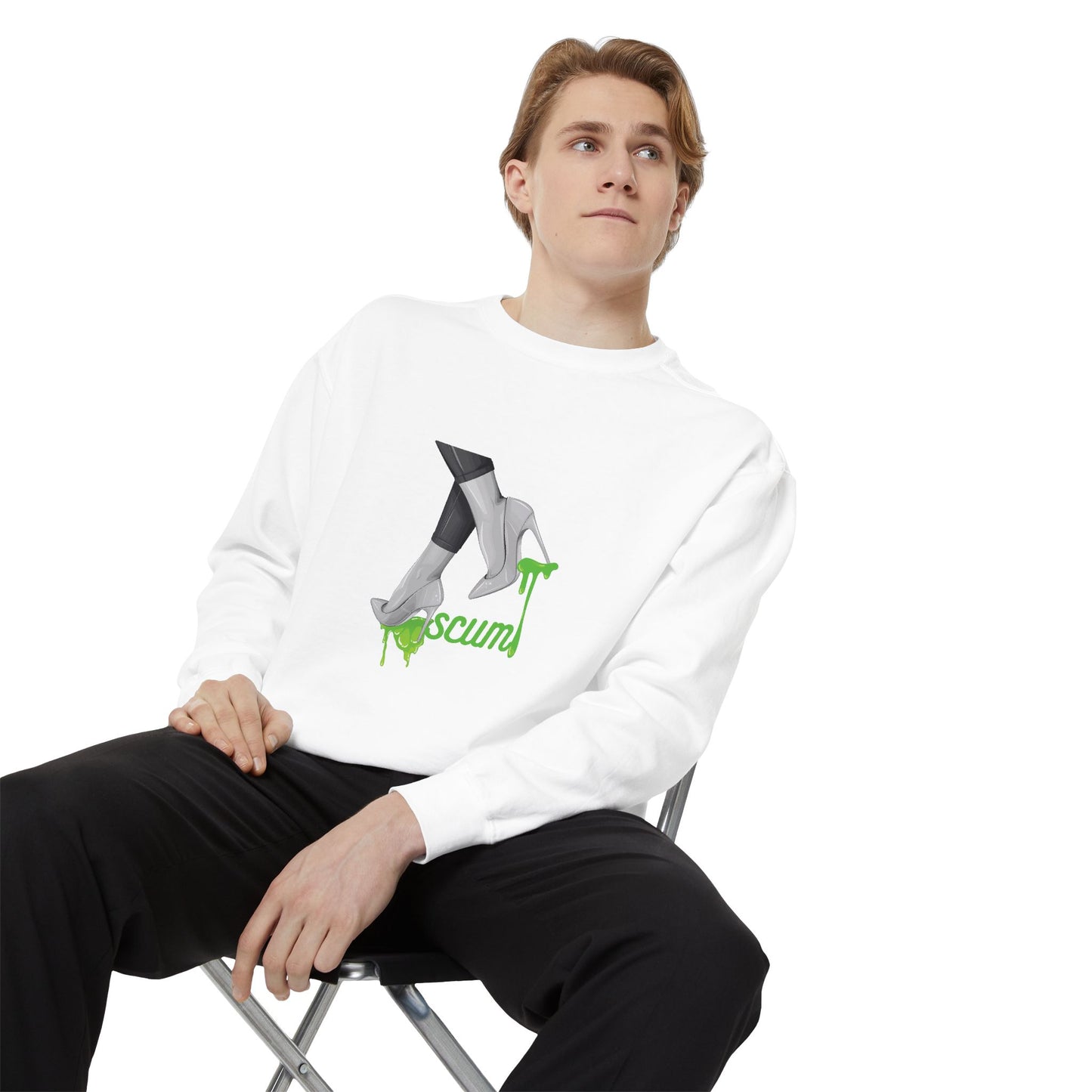 High Heels Dripping Scum Unisex Sweatshirt