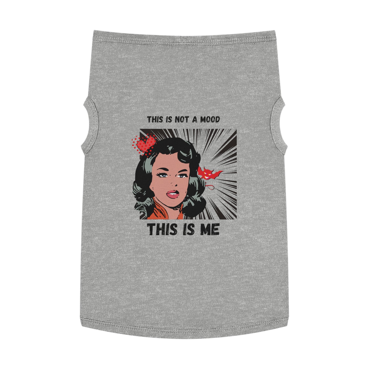 This Is Not A Mood Pet Tank Top, funny dog clothes, gifts, sarcastic, pet fashions, attitude, cotton, dog shirts, cat shirts