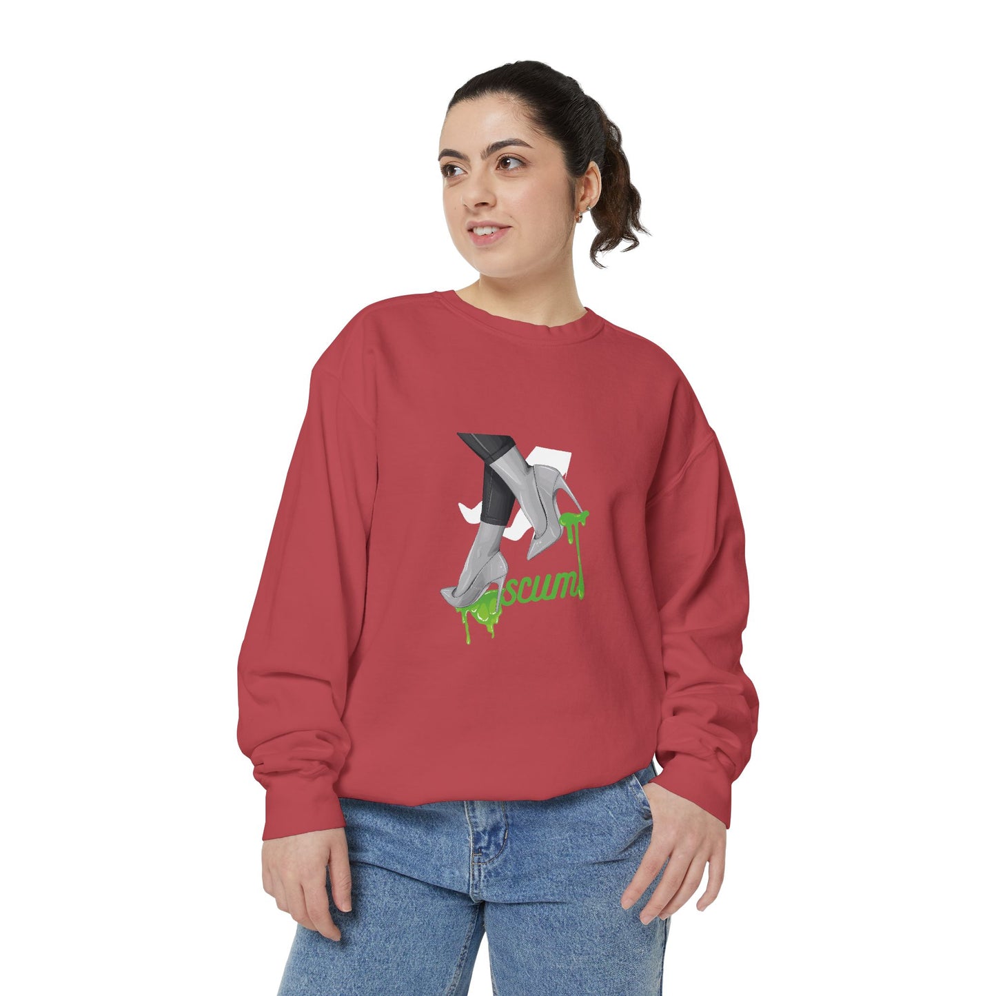 High Heels Dripping Scum Unisex Sweatshirt