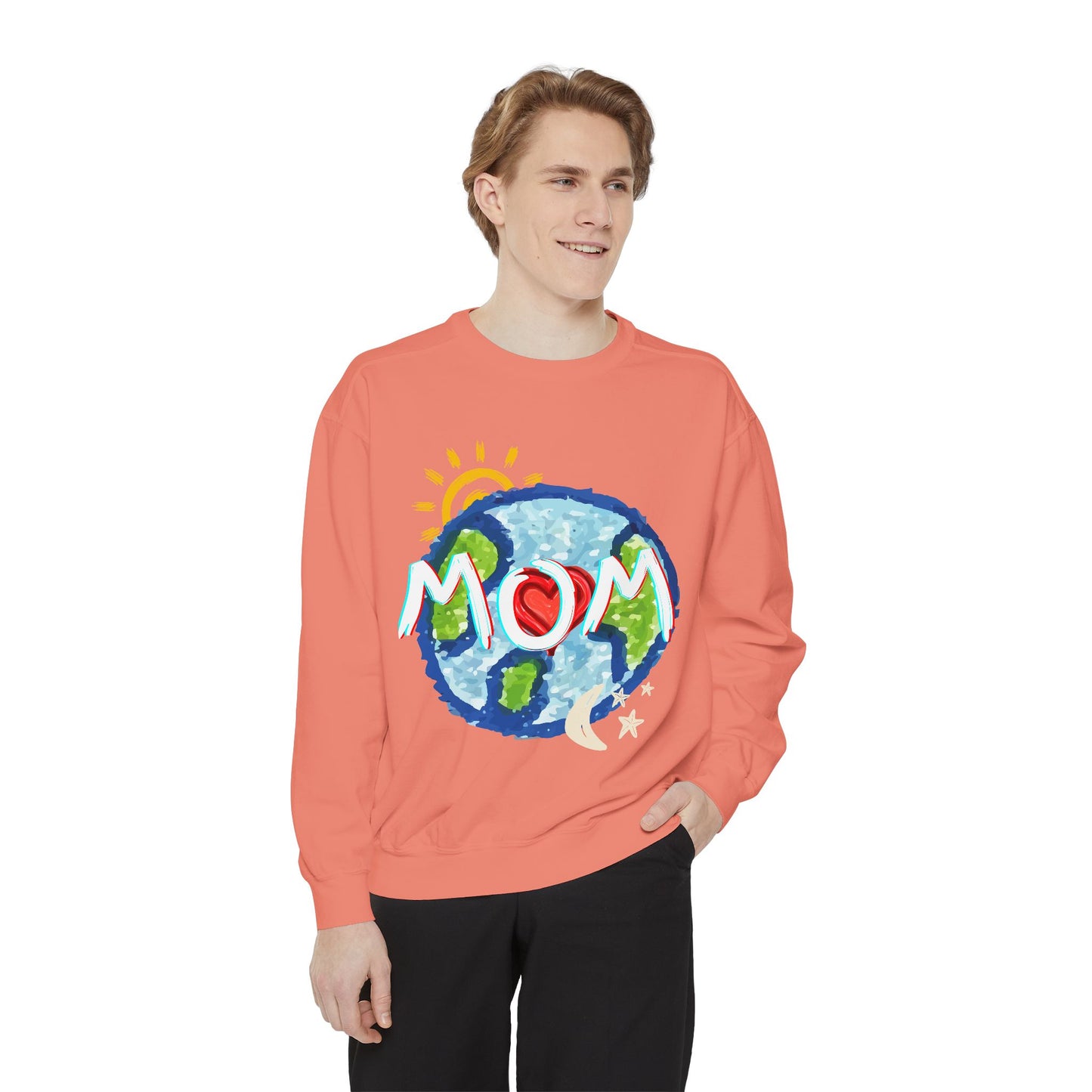 Mom’s World Graphic Unisex Sweatshirt for Mother’s Day