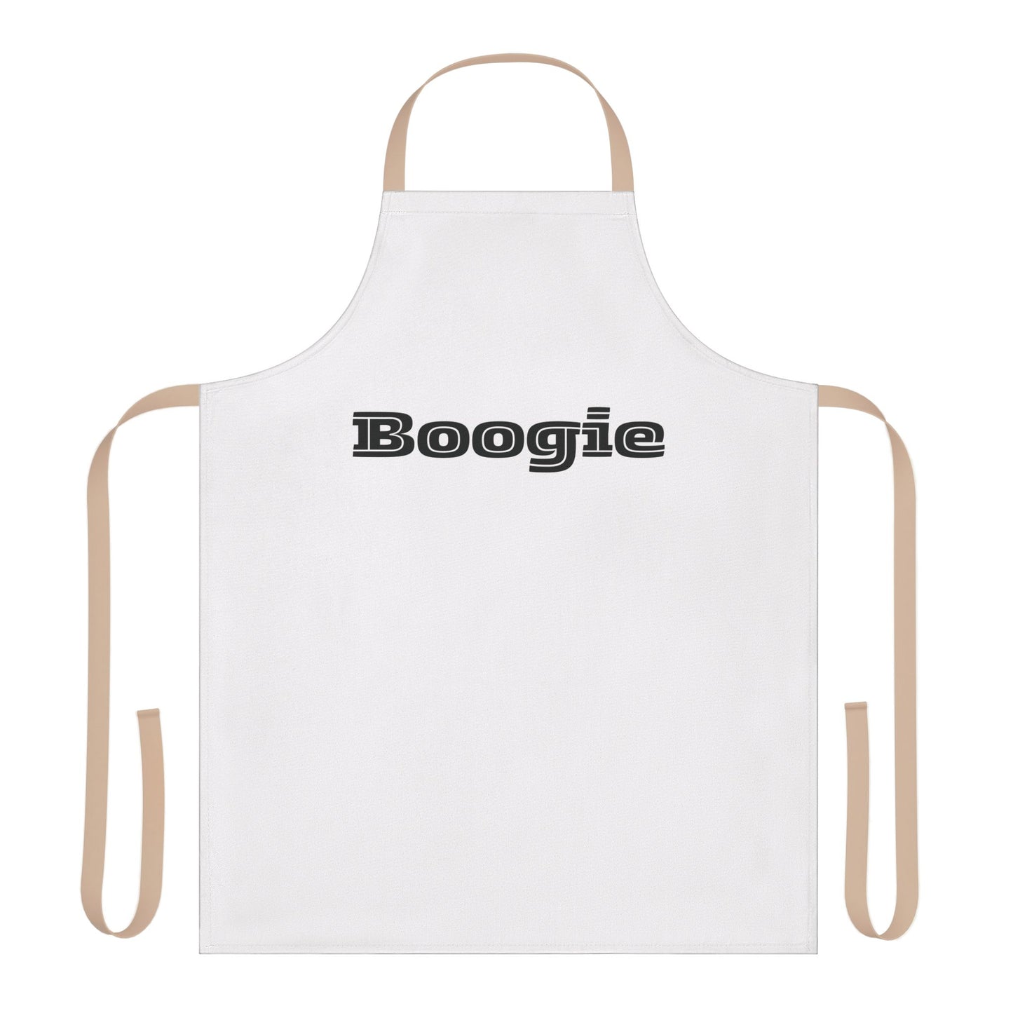 Boogie White Unisex Chefs Apron