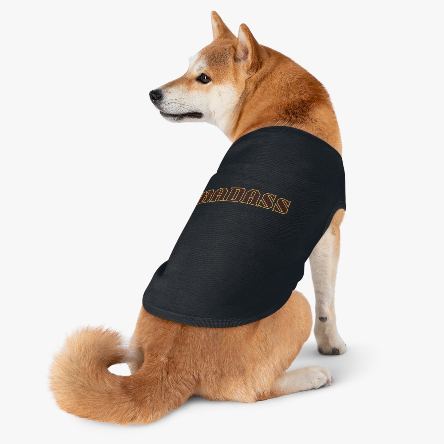 Badass Pet Tank Top, funny, snarky, attitude, bold, dog clothes, gifts, pet fashions, furry friends, cotton, dog shirts, cat shirts