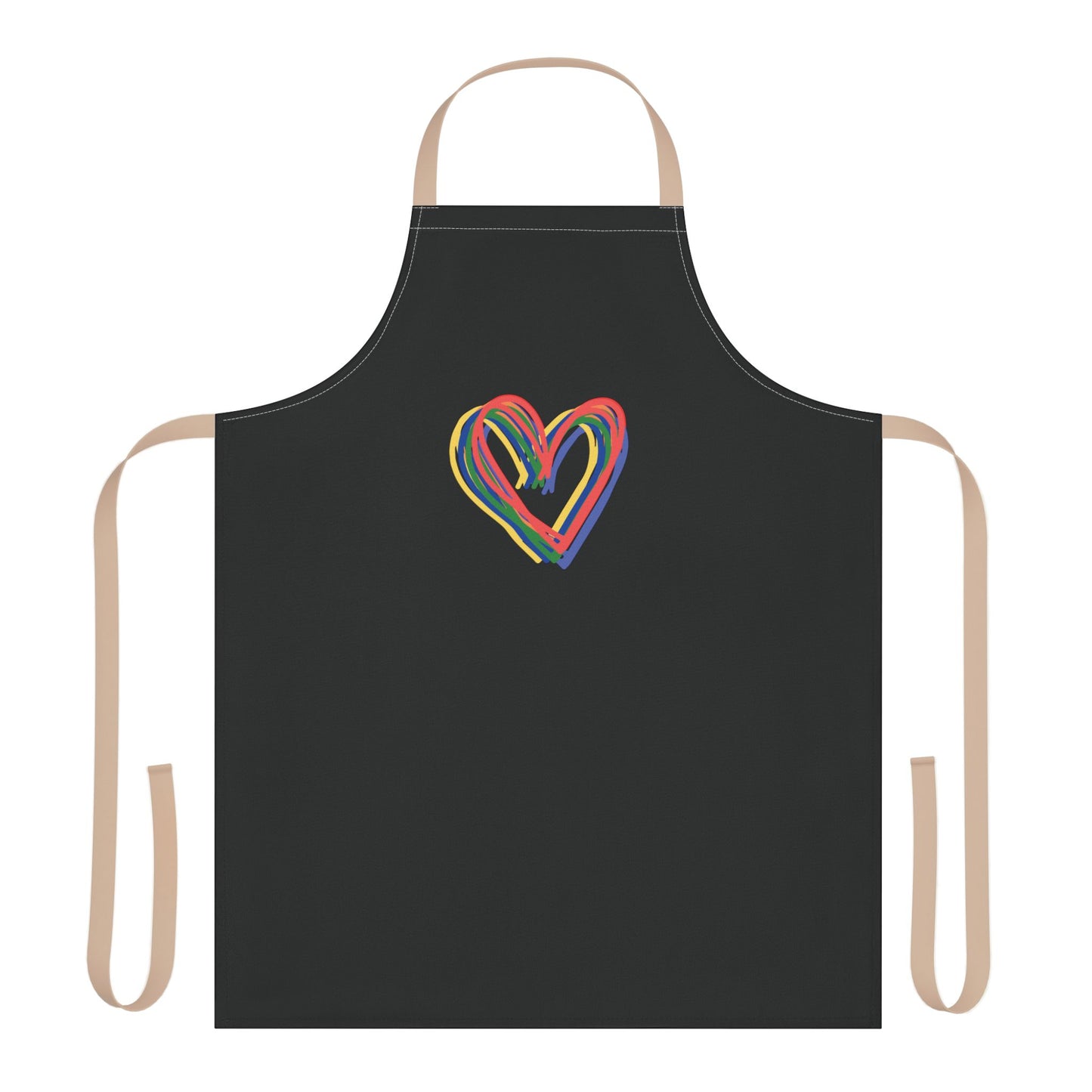 Rainbow Hearts Apron