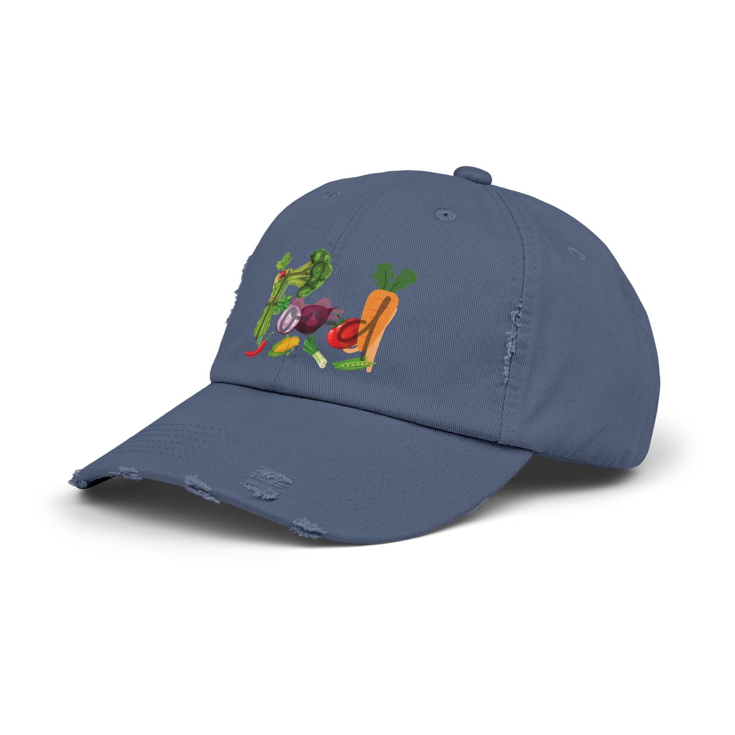 Food Vegetables Unisex Distressed Cap