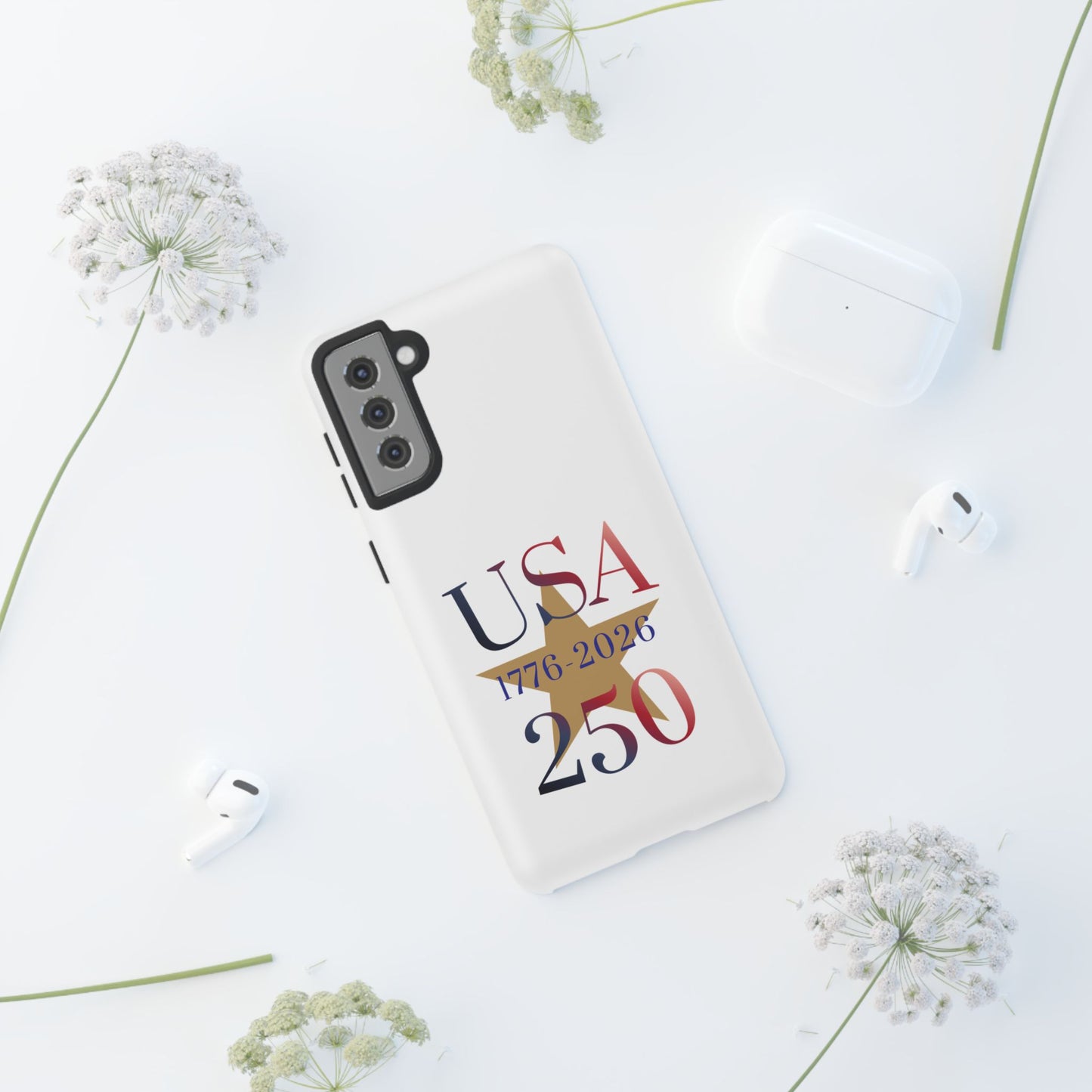 USA 250 Phone Case — 1776–2026 Bicentennial Celebration Protective Case
