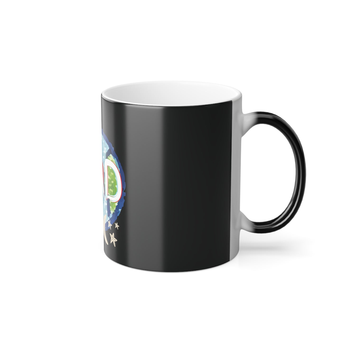 DAD Mug Father's Day Whole World Color Morphing 11oz Ceramic